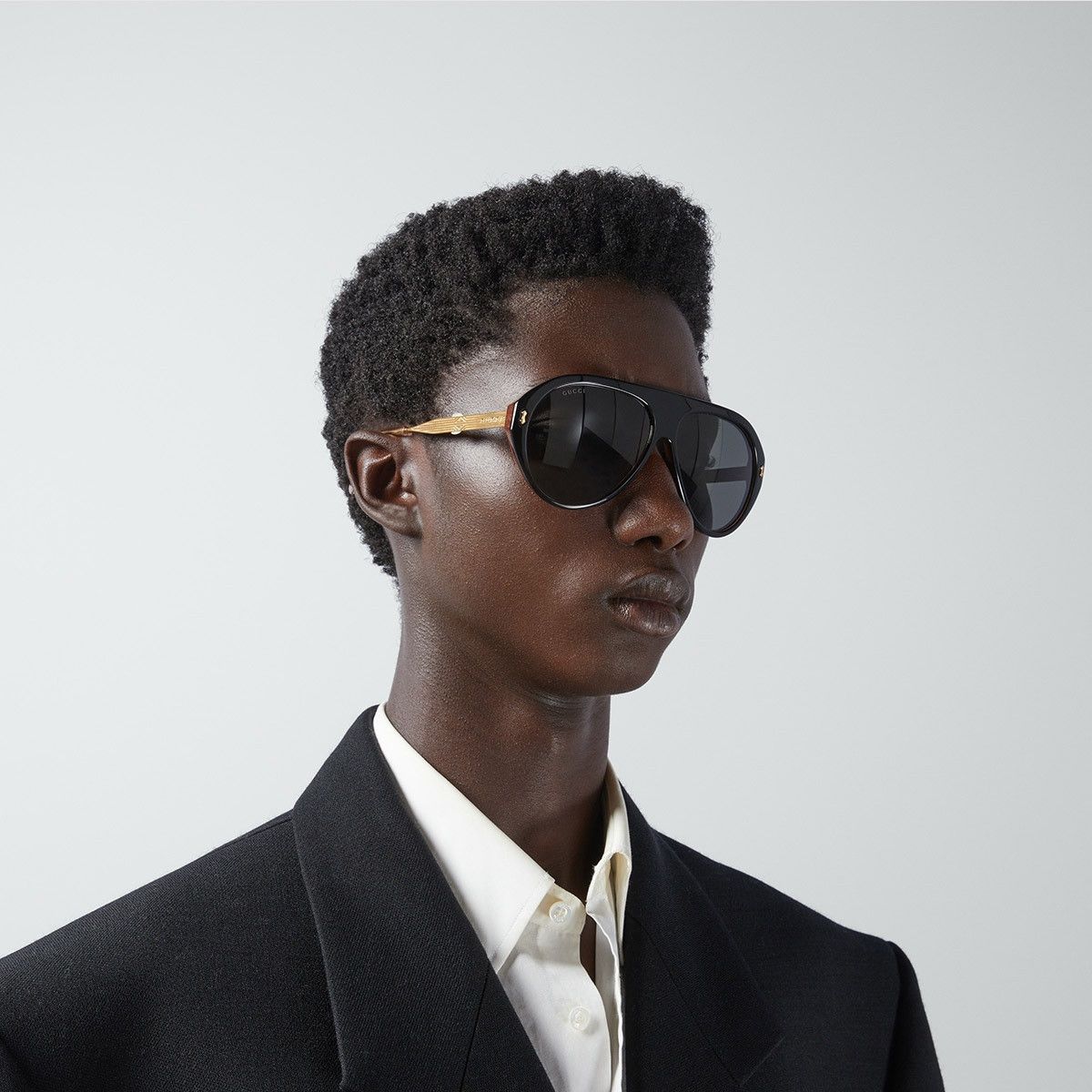 Gucci Gucci Men Sunglasses Aviator GG1515S 001 BRAND NEW Size ONE SIZE - 12 Thumbnail