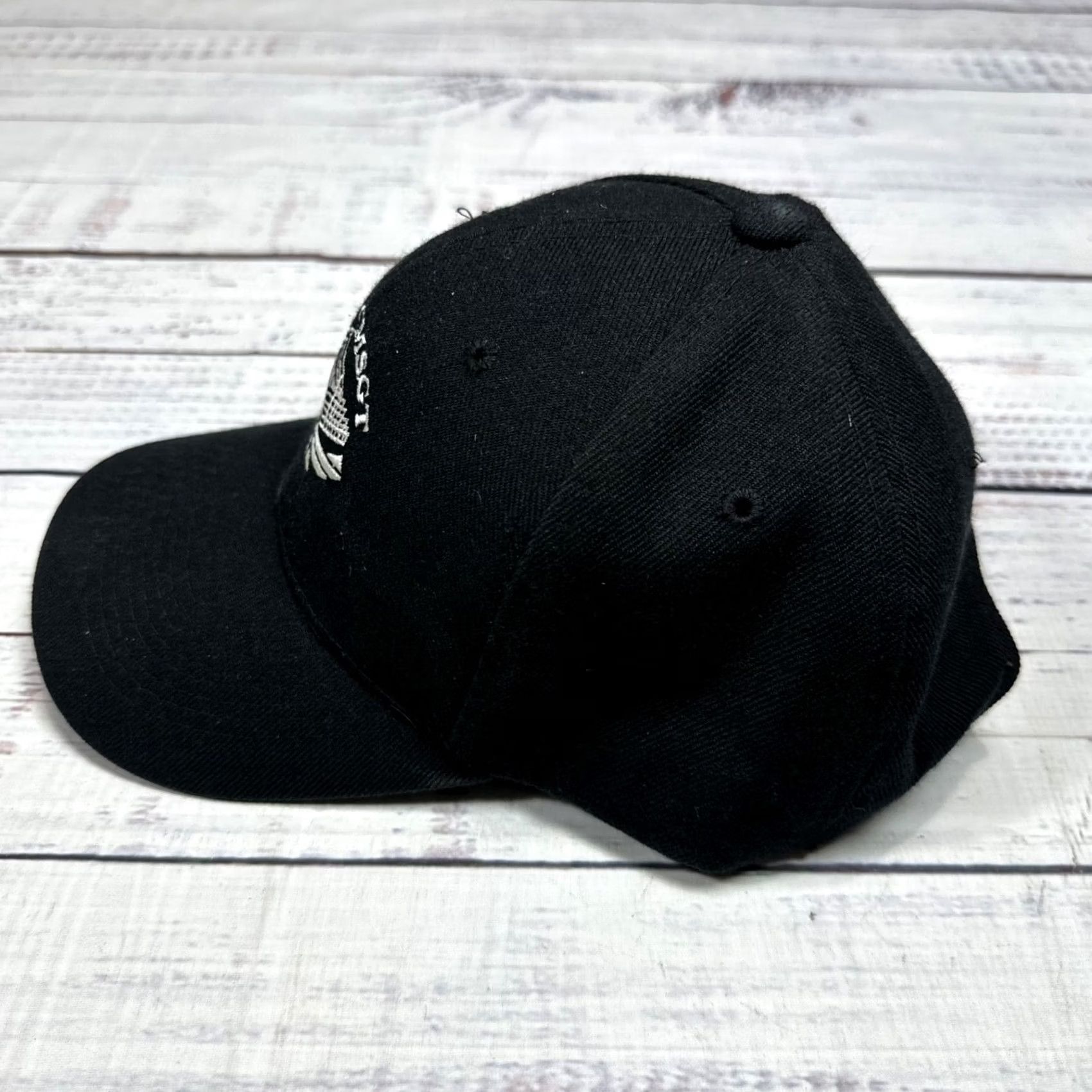 Bally Vintage USAF CMSGT Black Ball Cap Adjustable Baseball Hat One Size Mens Black Cap Size ONE SIZE - 7 Thumbnail
