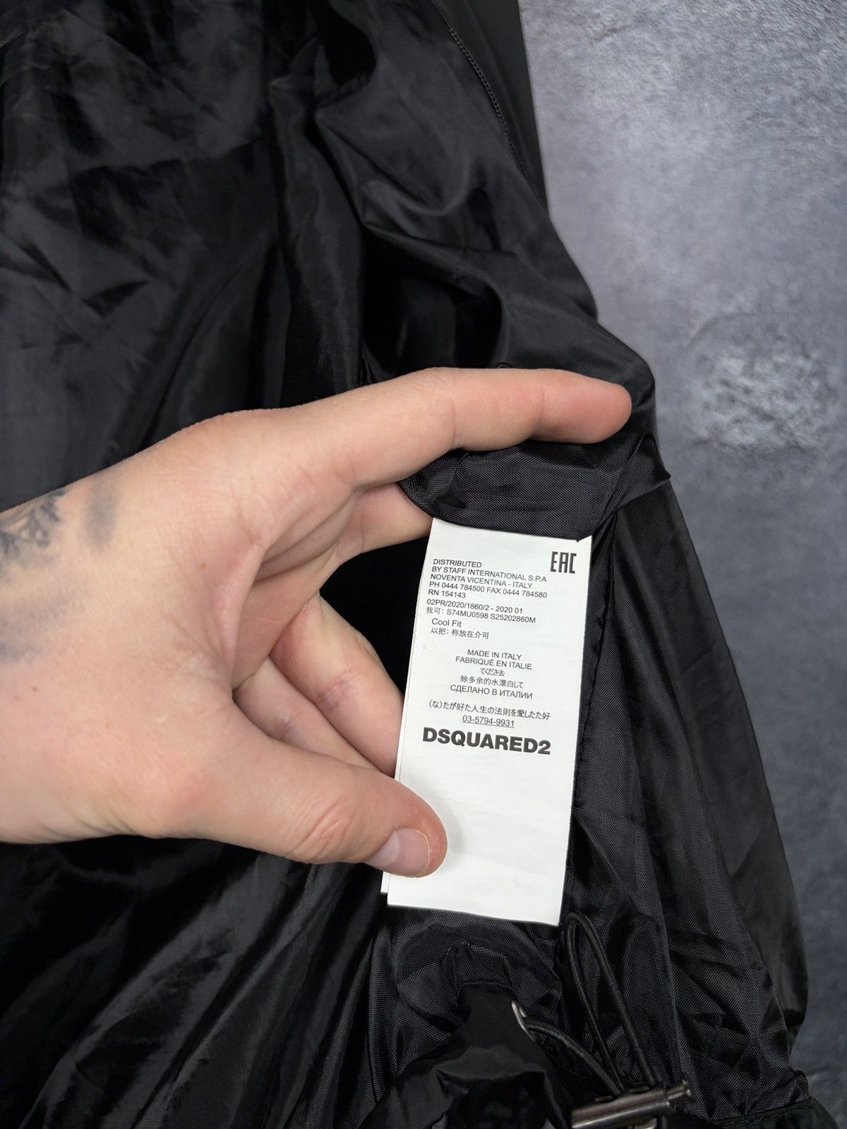 Dsquared2 Dsquared2 Icon Nylon Windbreaker Jacket Size M Size US M / EU 48-50 / 2 - 10 Thumbnail