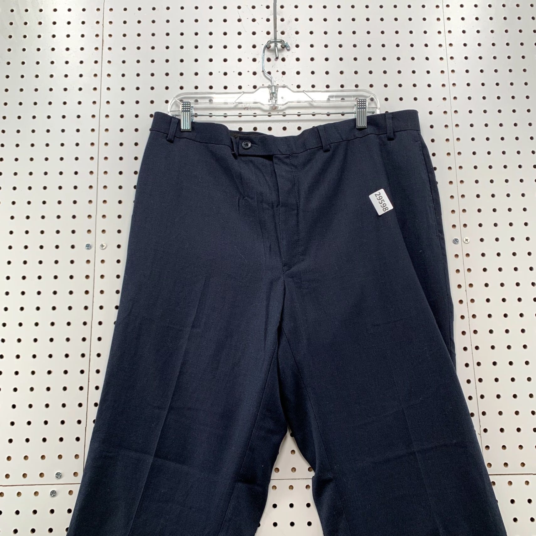 Ralph Lauren Lauren Ralph Lauren Dress Pants Mens Size 37x31.5 Navy Blue Polyester Blend Dress Pants Mens 37x31.5 Blue Size US 37 - 5 Thumbnail