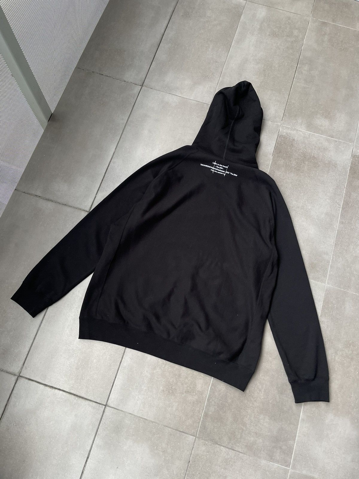 Takahiromiyashita The Soloist. !DS! AW22 The Soloist "The Era" Logo Black Oversized Hoodie Size US M / EU 48-50 / 2 - 12 Thumbnail
