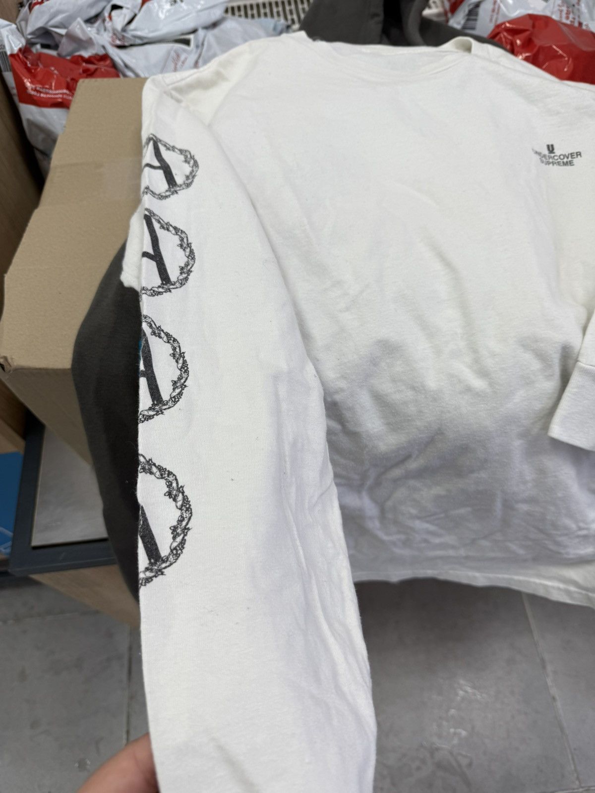 Supreme × Undercover Supreme Undercover A logo longsleeve Size US L / EU 52-54 / 3 - 4 Thumbnail