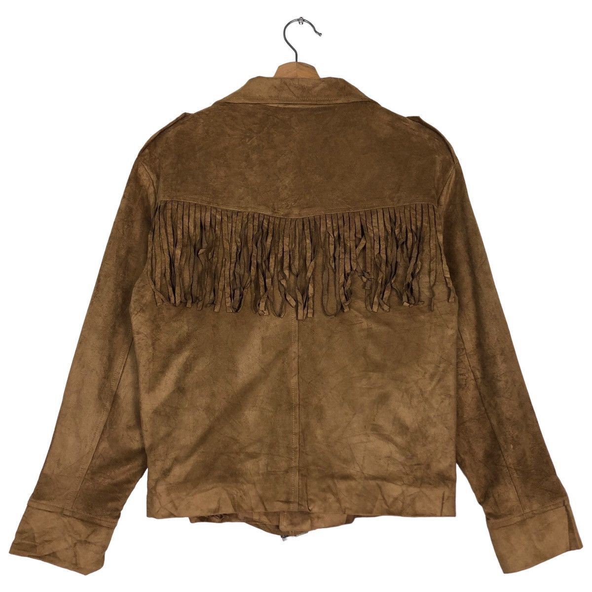 Japanese Brand 🔥Vtg Leather Jacket Biker Wear Bomdage Design Parachute Size US M / EU 48-50 / 2 - 8 Thumbnail