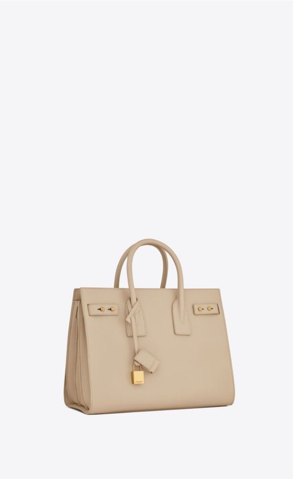 Saint Laurent Paris o1b1hav110824 Size: OS / Supple Sac De Jour Bag in Beige Size ONE SIZE - 2 Thumbnail