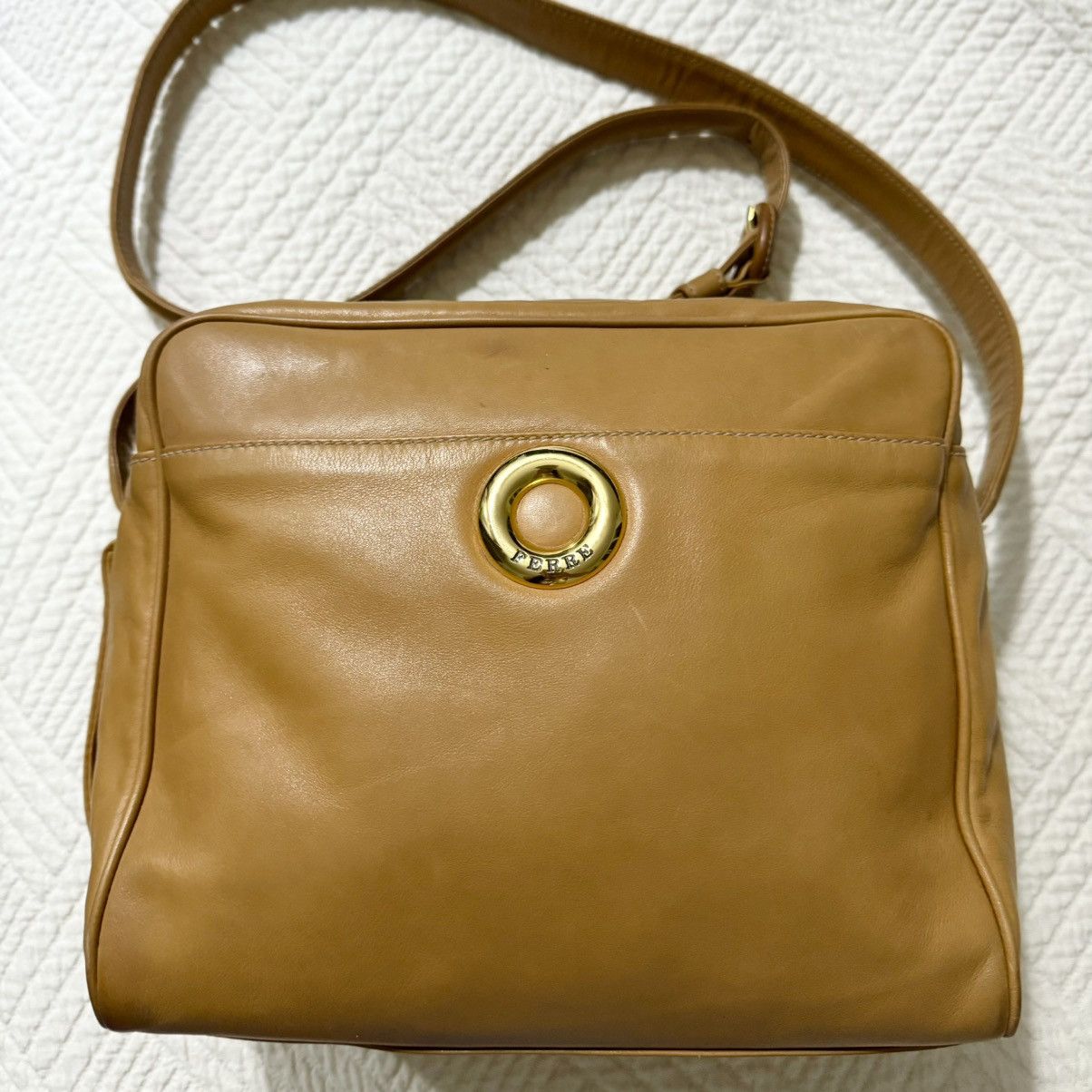 Gianfranco Ferre Gianfranco FERRE vintage 90s crossbody leather brown bag Size ONE SIZE - 1 Thumbnail