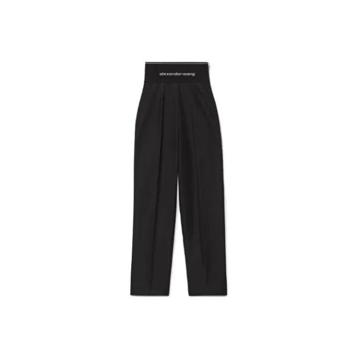 Alexander Wang Alexander Wang High-Waist Loose Fit Pants - Size 24" / US 00 / IT 34 - 1 Thumbnail