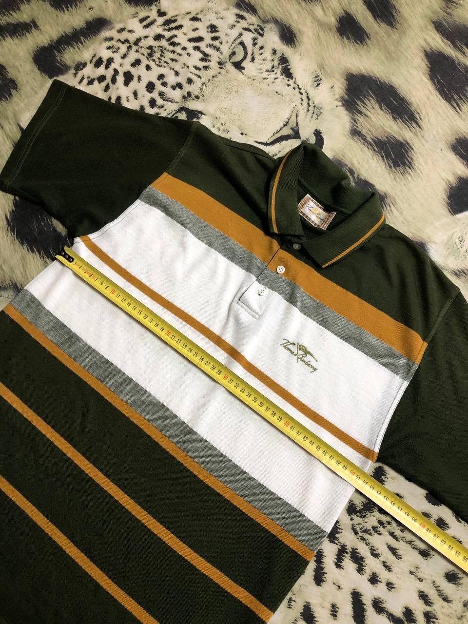 Burberry Vintage Thomas Burberry Striped Polo Size L Size US L / EU 52-54 / 3 - 8 Thumbnail