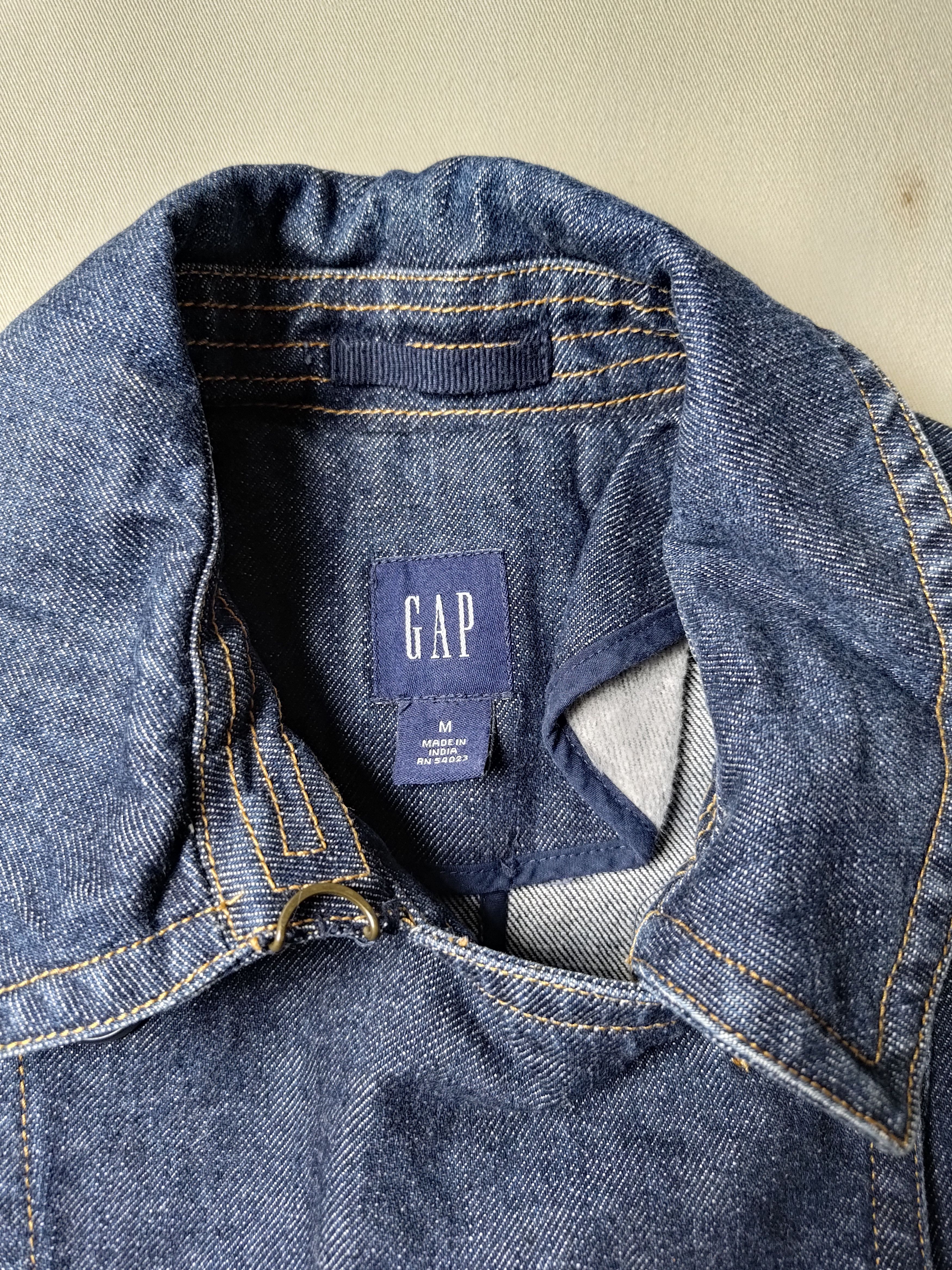 Gap Sold Out - GAP Double Collar Denim Jacket Size US XXS / EU 40 - 3 Thumbnail