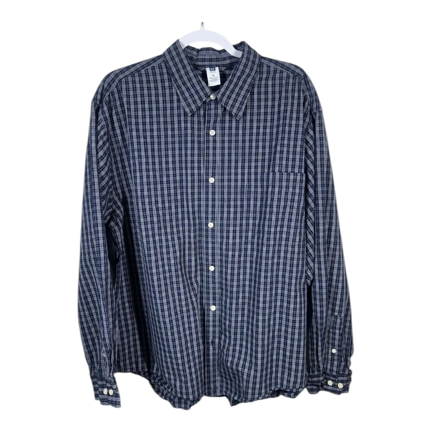 Gap GAP Mens XL Blue Casual Button Down Size XL Size US XL / EU 56 / 4 - 1 Thumbnail