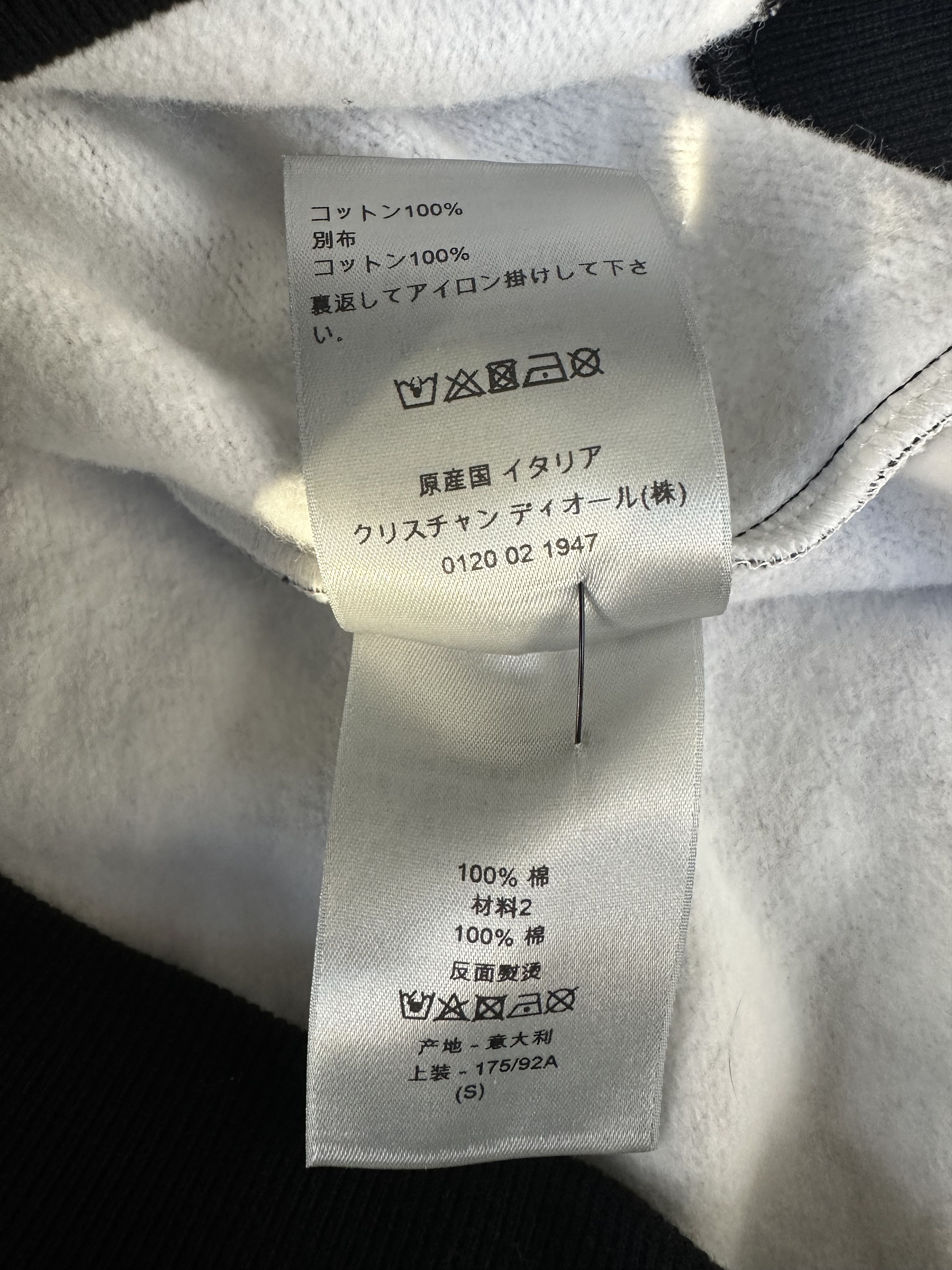 Club Sorayama × Dior Dior Sorayama Black Dinosaur Oblique Hoodie Size US S / EU 44-46 / 1 - 5 Thumbnail