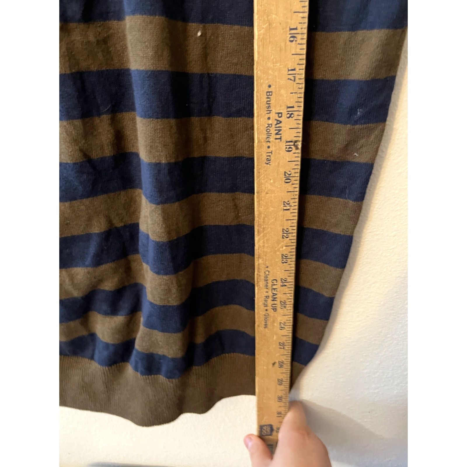Tommy Hilfiger Tommy Hilfiger Golf Button Up Sweater Vest Men's XL Brown Blue Striped Sleeveless Size US XL / EU 56 / 4 - 4 Thumbnail