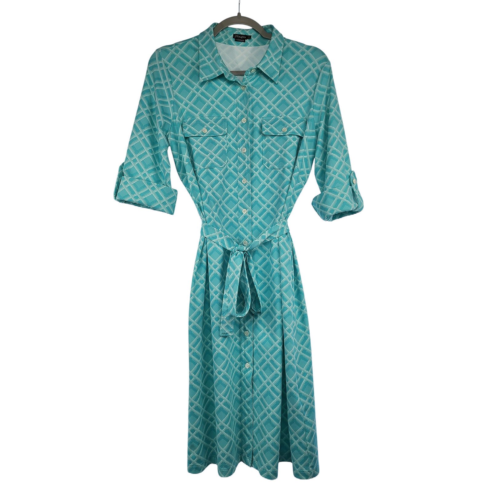 J.McLaughlin J. MCLAUGHLIN For Dillard's Button Front Dress Size M Size M / US 6-8 / IT 42-44 - 1 Thumbnail