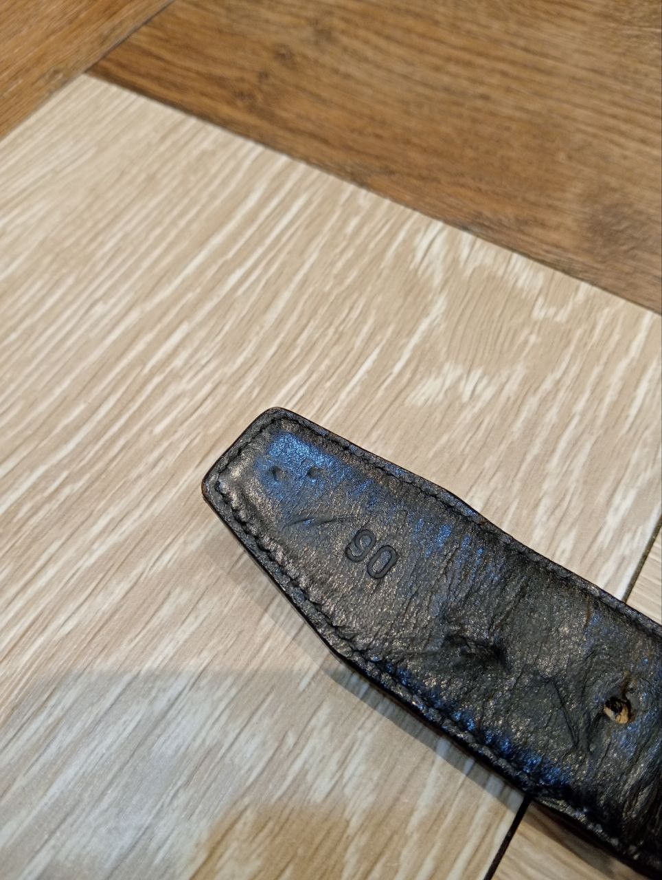 Salvatore Ferragamo VINTAGE SALVATORE FERRAGAMO LEATHER BELT - BLACK Size ONE SIZE - 17 Thumbnail