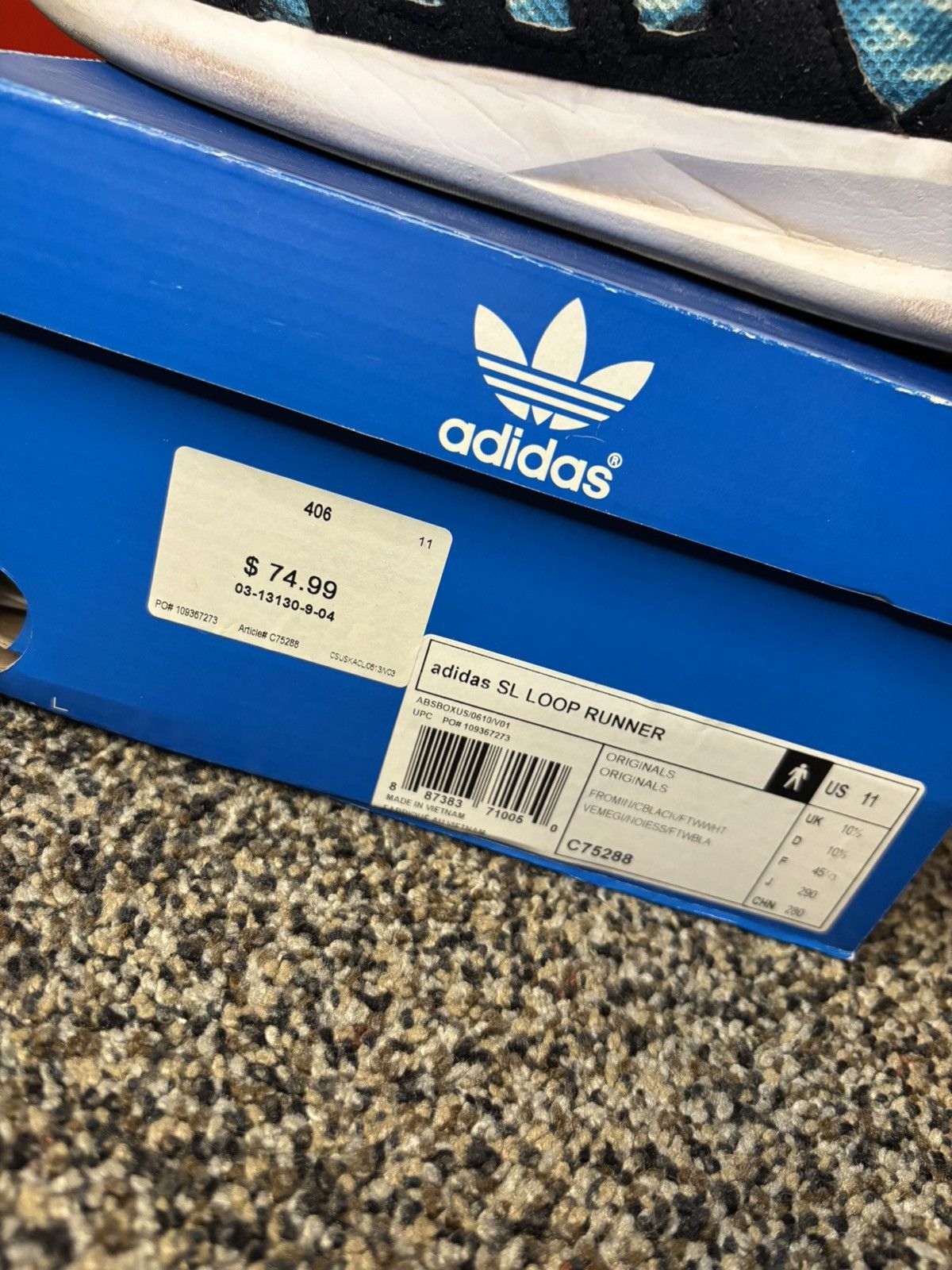 Adidas Adidas Originals SL Loop Runner Size US 11 / EU 44 - 14 Thumbnail