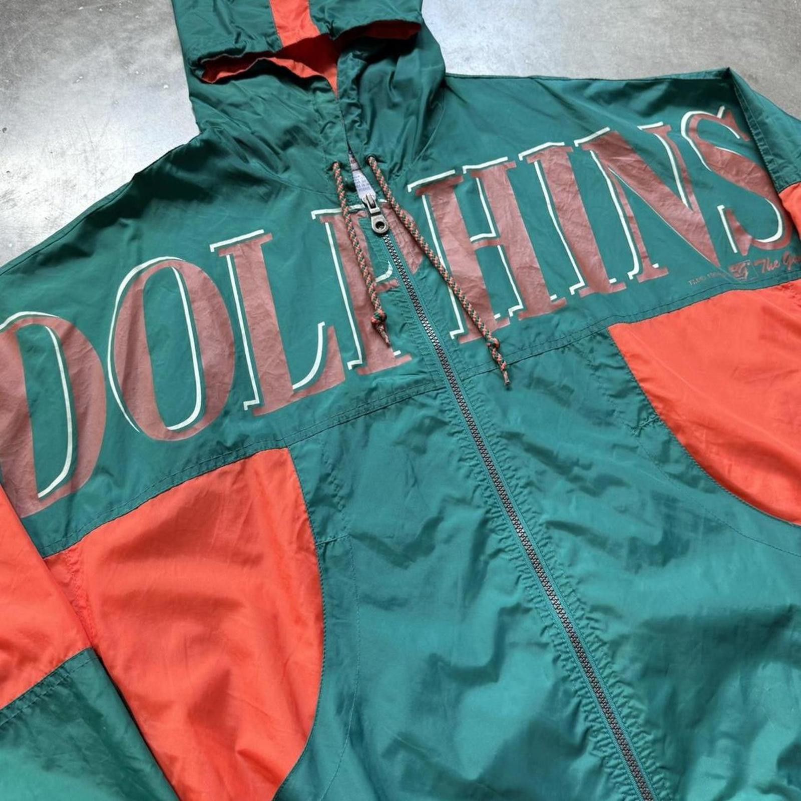 Other Miami Dolphins 1994 Spell Out NFL Vintage Windbreaker Jacket Size US M / EU 48-50 / 2 - 3 Thumbnail