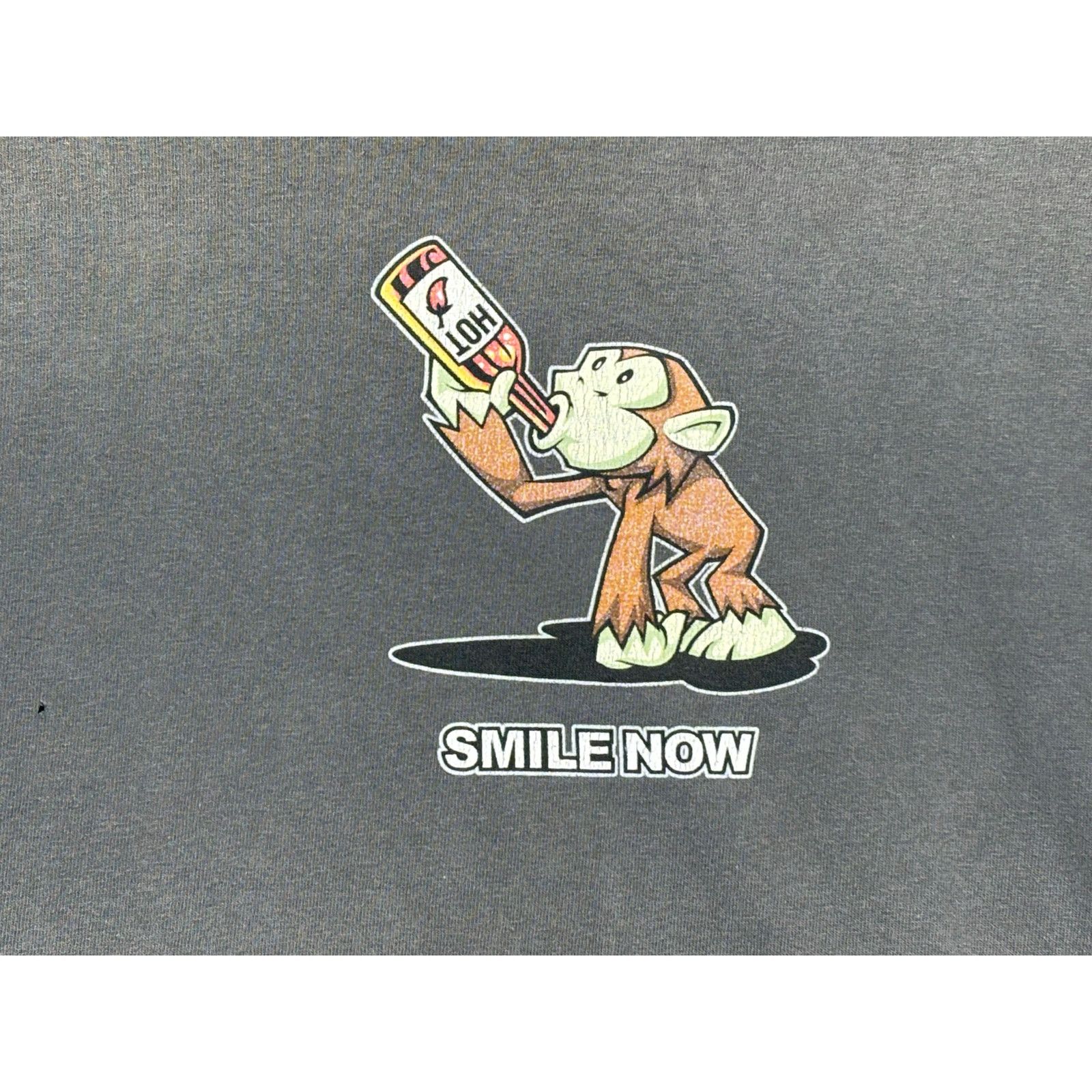 The Unbranded Brand To The Edge Graphic T Shirt Smile Now Cry Later Gray Tee M Size US M / EU 48-50 / 2 - 8 Thumbnail