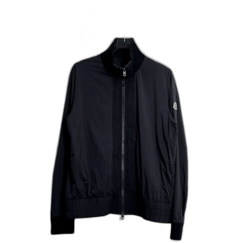 Moncler Moncler Black Logo Zip Jacket Size US M / EU 48-50 / 2 - 1 Thumbnail