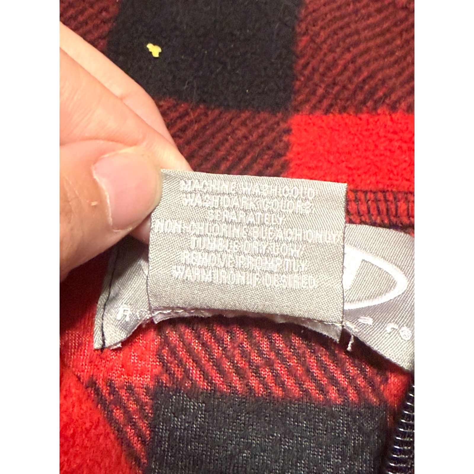 Vintage Rugged Wear Sweater Men XL Black Red Buffalo Plaid 1/4 Zipper Pullover Size US XL / EU 56 / 4 - 7 Thumbnail