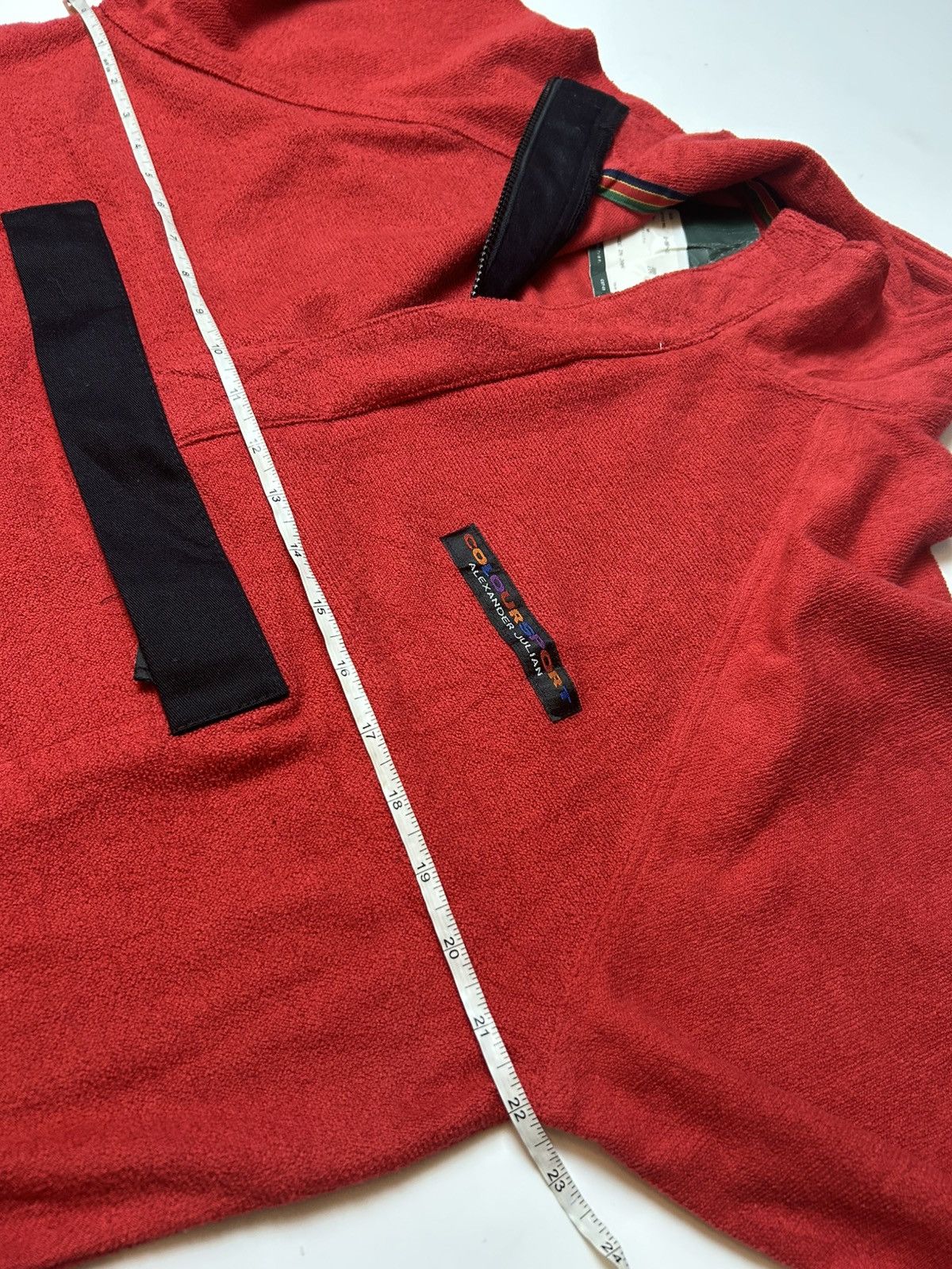 Alexander Julian × Designer × Japanese Brand COLOURSPORT ALEXANDER JULIAN HALF ZIPPER SWEATSHIRT Size US L / EU 52-54 / 3 - 7 Thumbnail