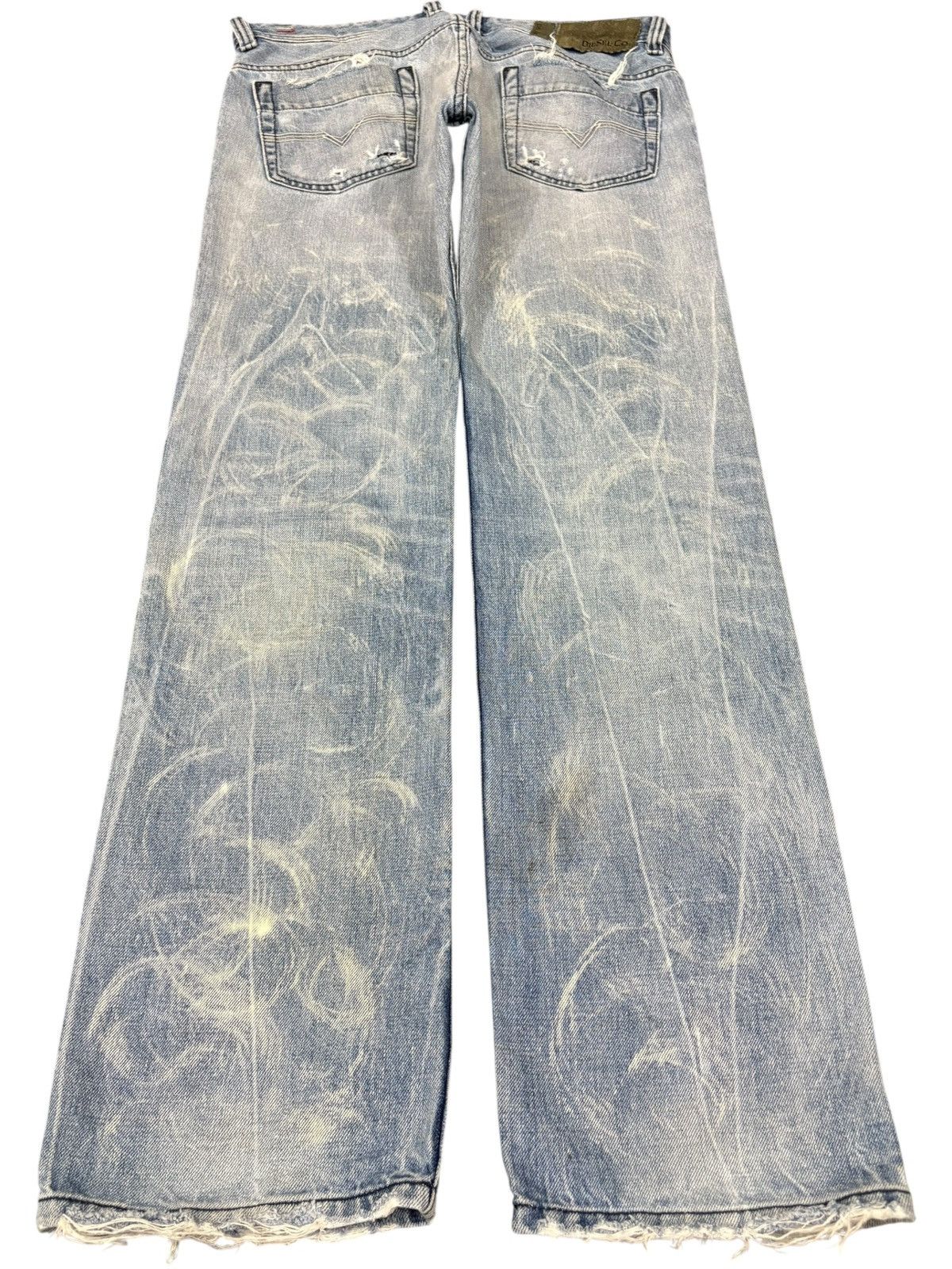 Other Vintage Italy Diesel Safado Faded Wash Distress Loose Jeans Size US 34 / EU 50 - 2 Thumbnail