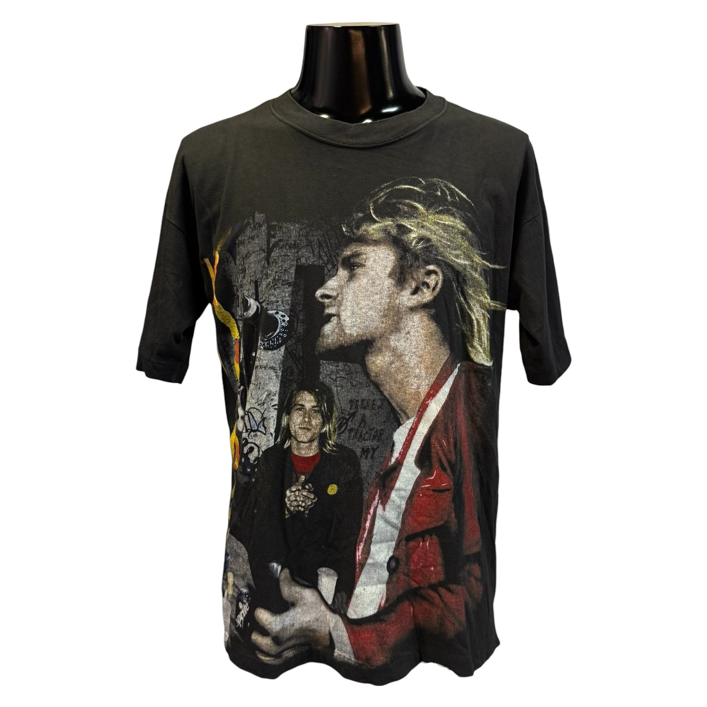 Vintage KURT COBAIN 90s NIRVANA T-Shirt Size L Size US L / EU 52-54 / 3 - 1 Thumbnail