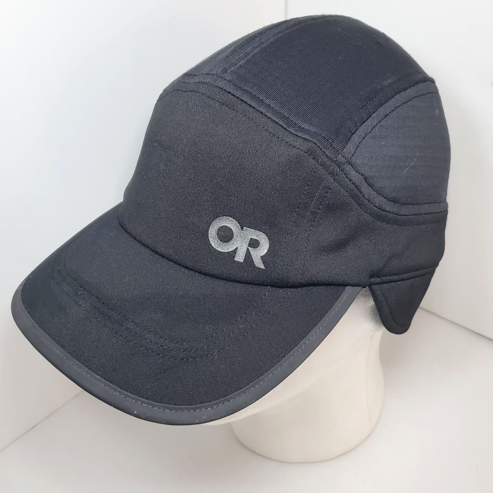 Outdoor Research Outdoor Research OR Vigor Cap Fleece Lined Ear Flaps Black Gray Mens Size Sm Size US S / EU 44-46 / 1 - 6 Thumbnail
