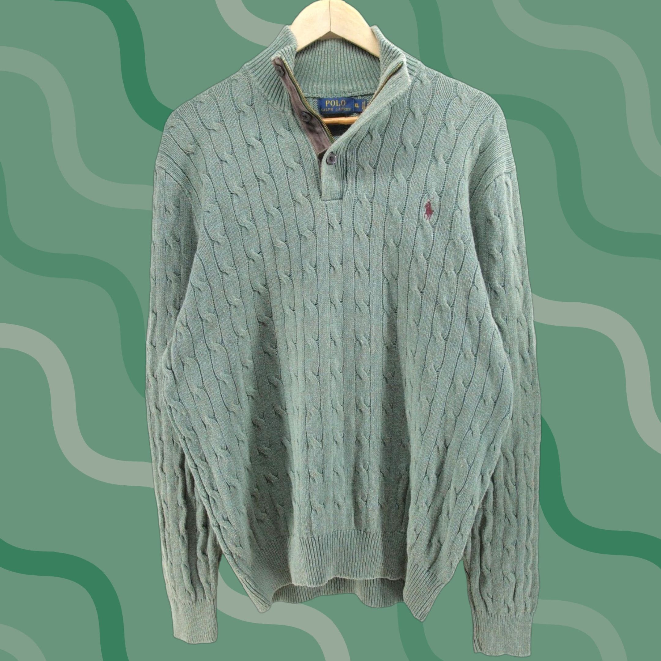 90s polo ralphlauren silk cable knit Vintage Polo Ralph Lauren