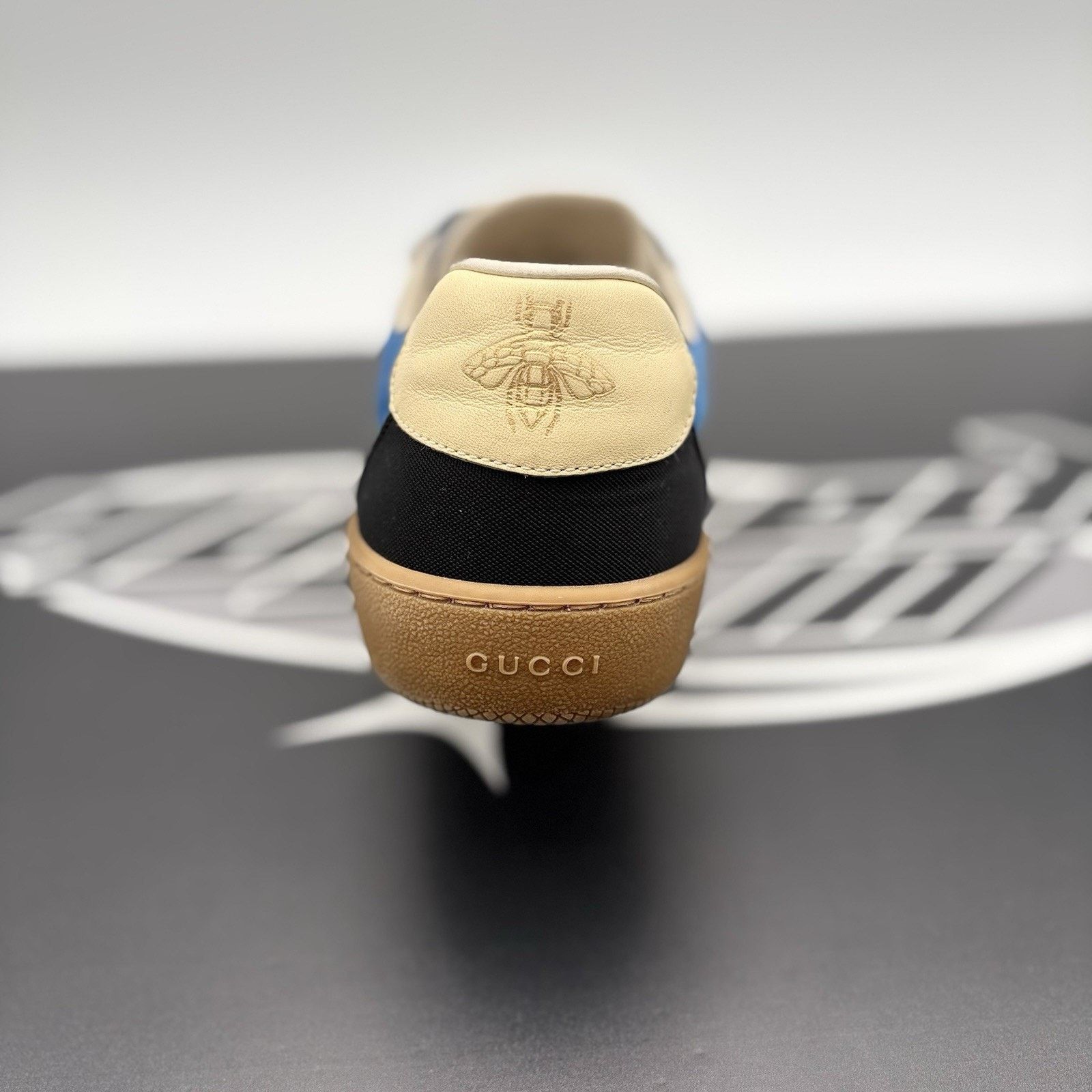 Gucci Gucci Web Accent Nylon ‘ Blue ‘ | GOOD CONDITION! Size US 8.5 / EU 41-42 - 12 Thumbnail