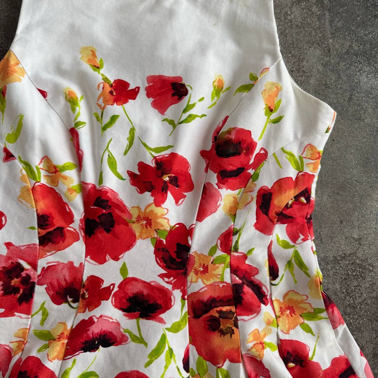 RRL Ralph Lauren × Ralph Lauren × Vintage Lauren Ralph Lauren Vintage Amazing Floral Dress Size S / US 4 / IT 40 - 4 Thumbnail