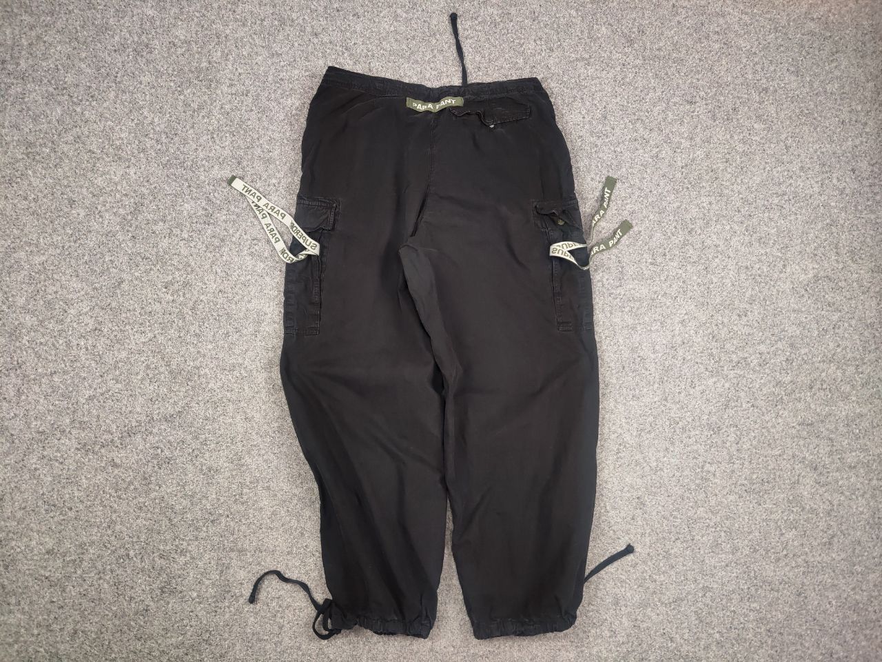 Superdry Superdry Parachute Cargo Black Baggy Pants Vintage Style Size US 32 / EU 48 - 10 Thumbnail