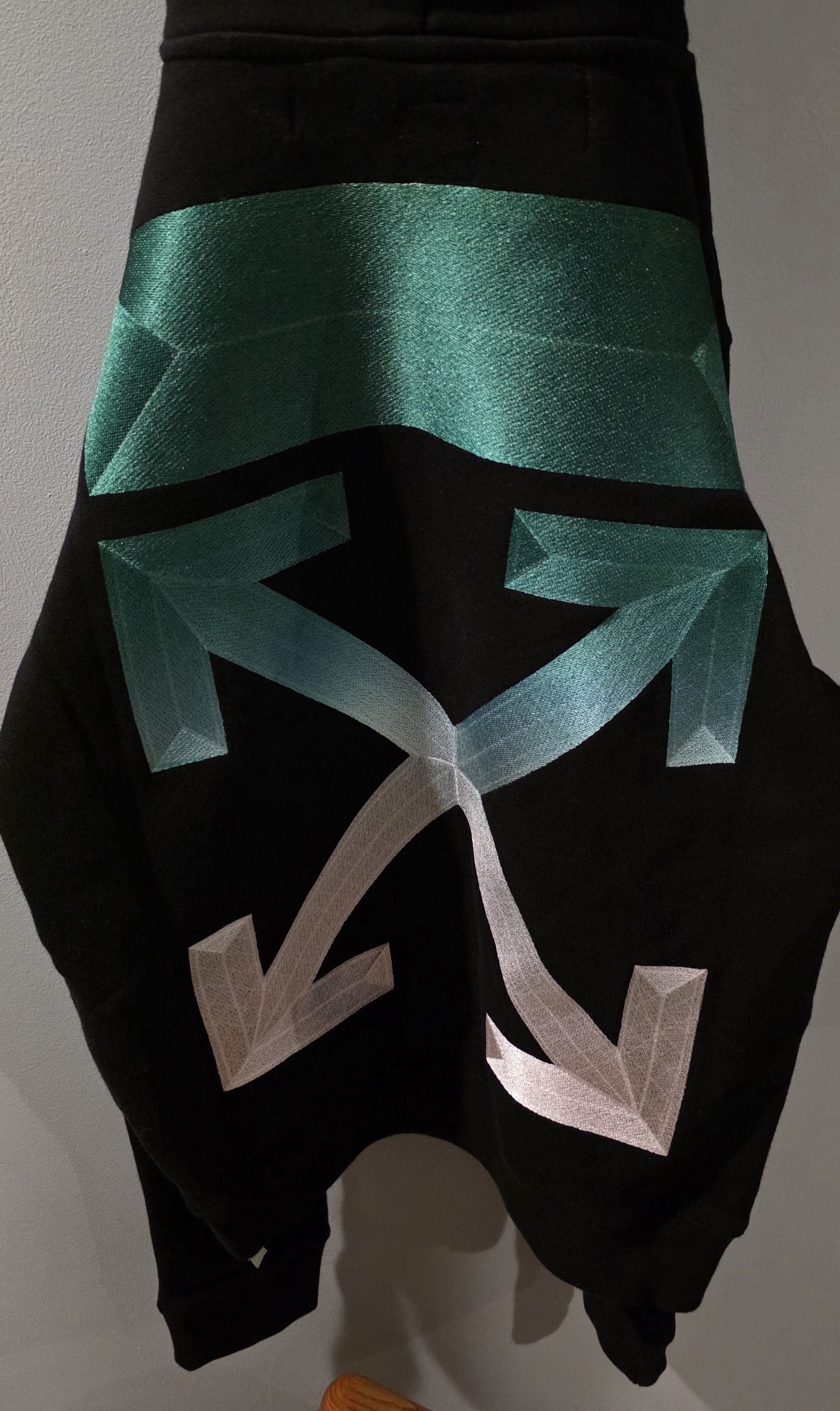 Dover Street Market × Off-White RARE DSWT Off-White DSM Green Gradient Hoodie Size US XXS / EU 40 - 2 Thumbnail