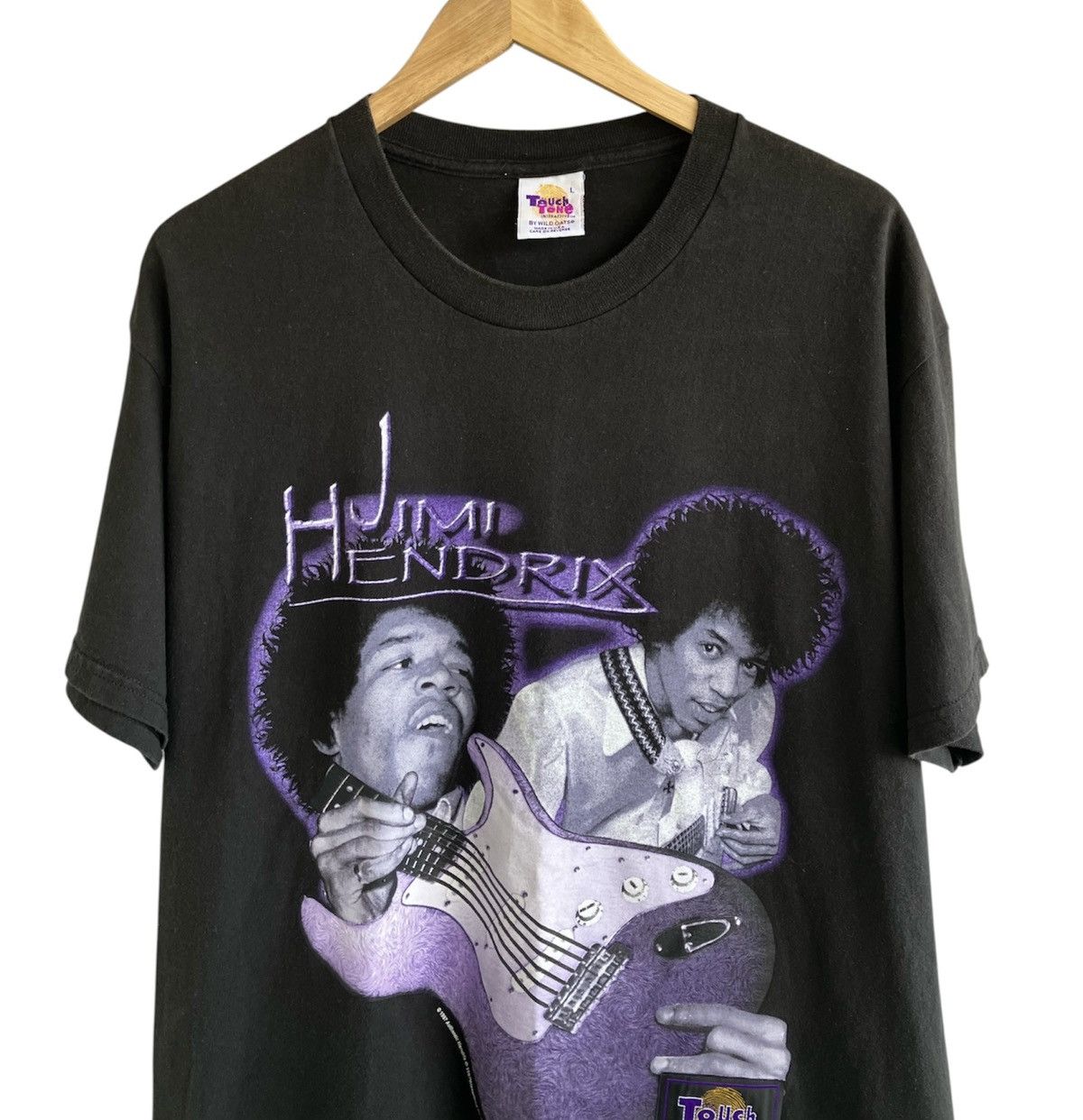Rap Tees 1997 Jimi Hendrix Tee T-Shirt Touch Tone VTG 90s vintage Size US L / EU 52-54 / 3 - 1 Thumbnail