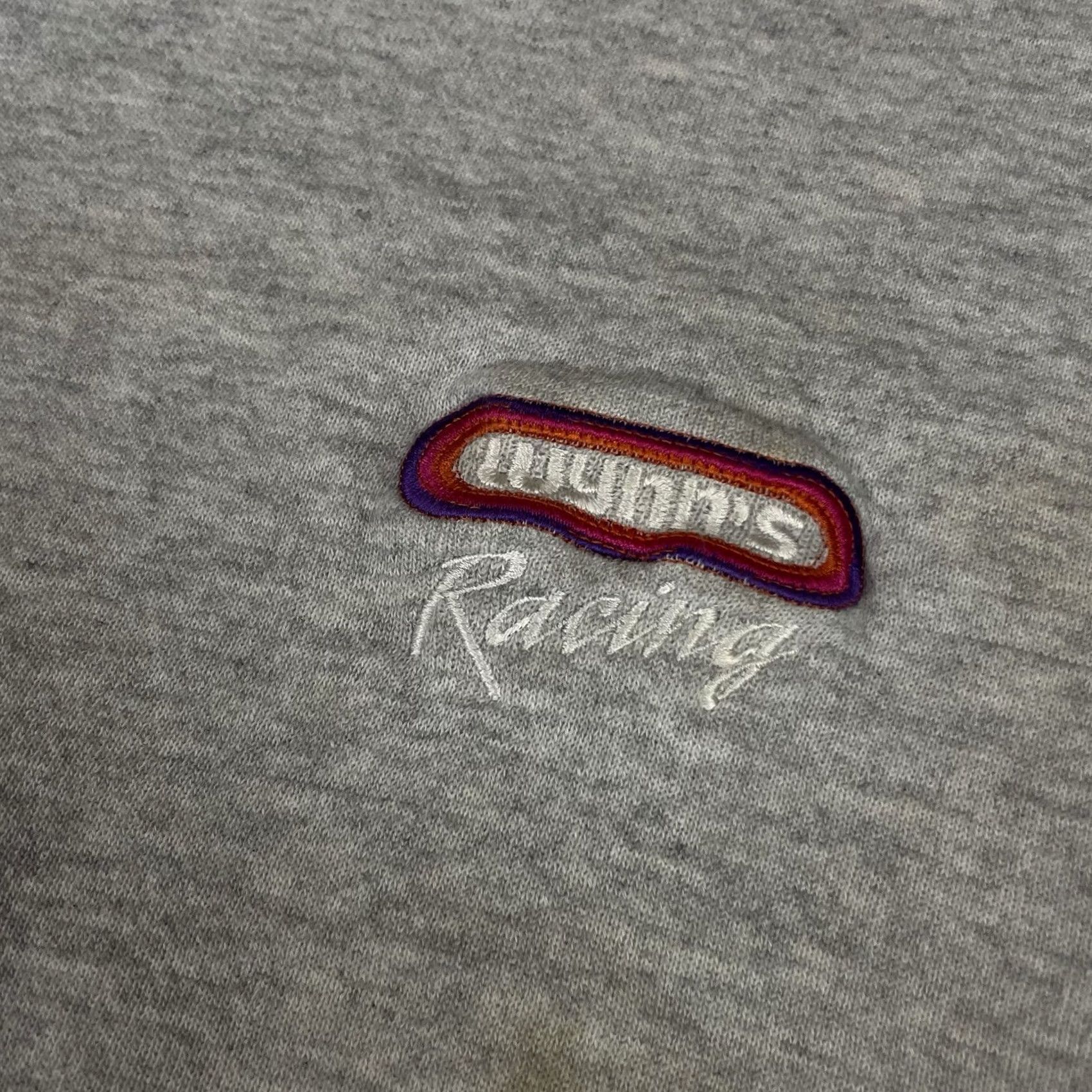 Vintage VINTAGE MV Sport Wynns Racing Sweatshirt Adult L Gray Embroidered 90s Grunge Hip Hop USA Shirt Mens Size US L / EU 52-54 / 3 - 3 Thumbnail