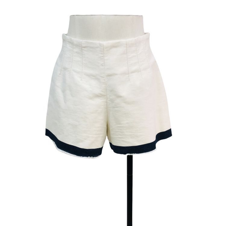 Prada Prada Triangle Logo Trim Shorts Size 42 Size 28" / US 6 / IT 42 - 1 Thumbnail
