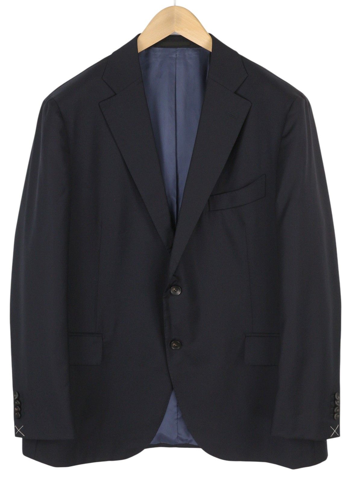 Suitsupply LA SPALLA UK50S Blue Wool 3 Piece Suit 86360 Size 50S - 2 Thumbnail