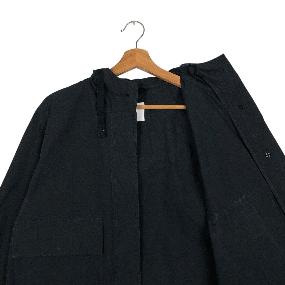Margaret Howell 📌Rich Black Vintage Cropped Hoodie Jacket Chore MHL Size US M / EU 48-50 / 2 - 15 Thumbnail