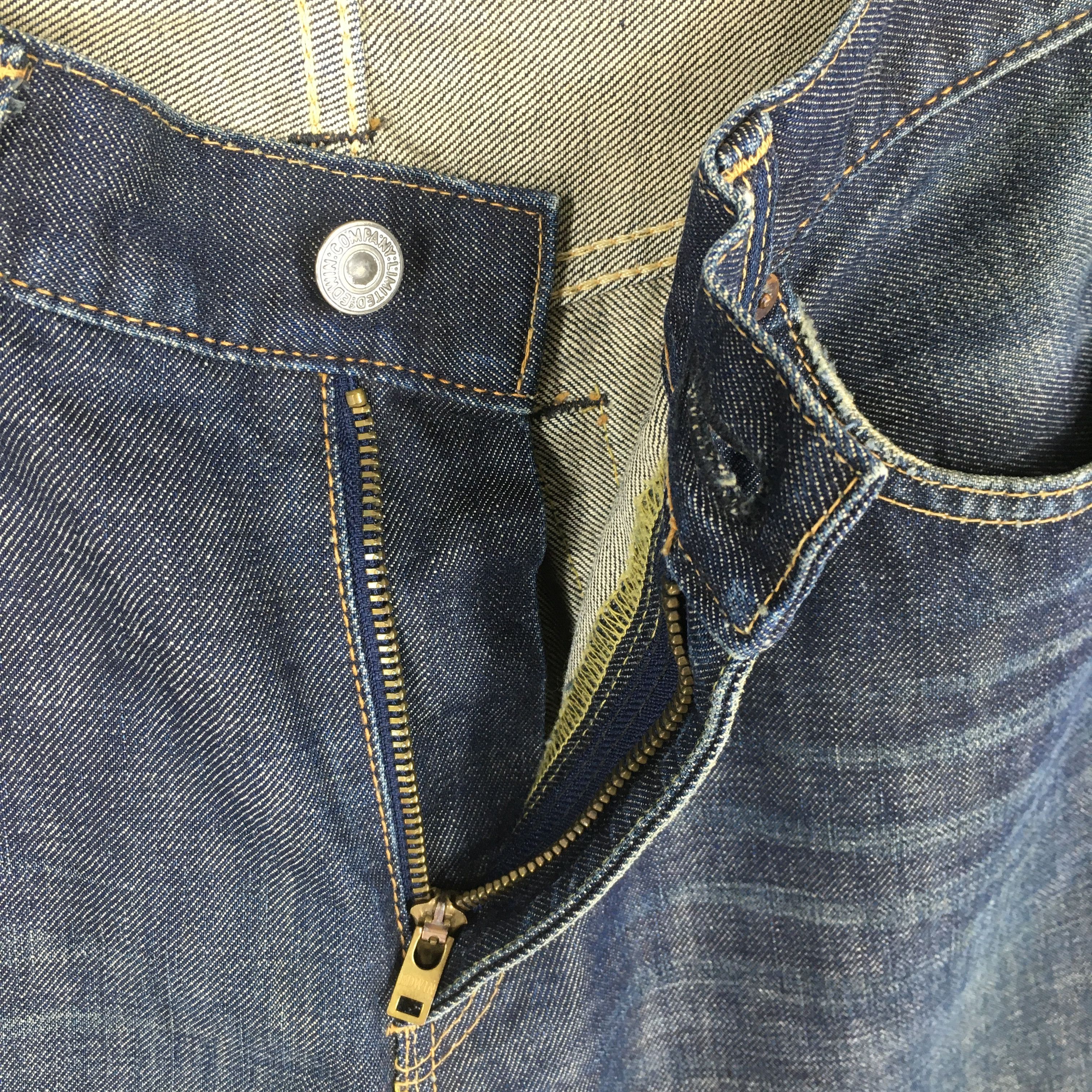Edwin Size 28x32.5 Vintage Edwin Black Flared Jeans S1595 Size US 28 / EU 44 - 6 Thumbnail