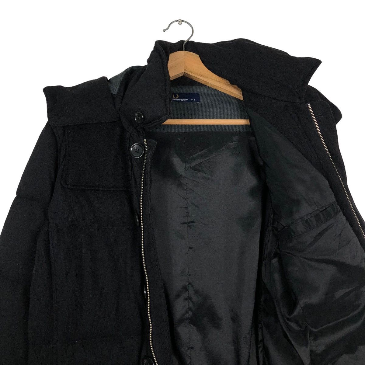 Fred Perry 🔥Vintage Heavy Biker Jacket Fred Perry Black Skinhead Size US M / EU 48-50 / 2 - 12 Thumbnail