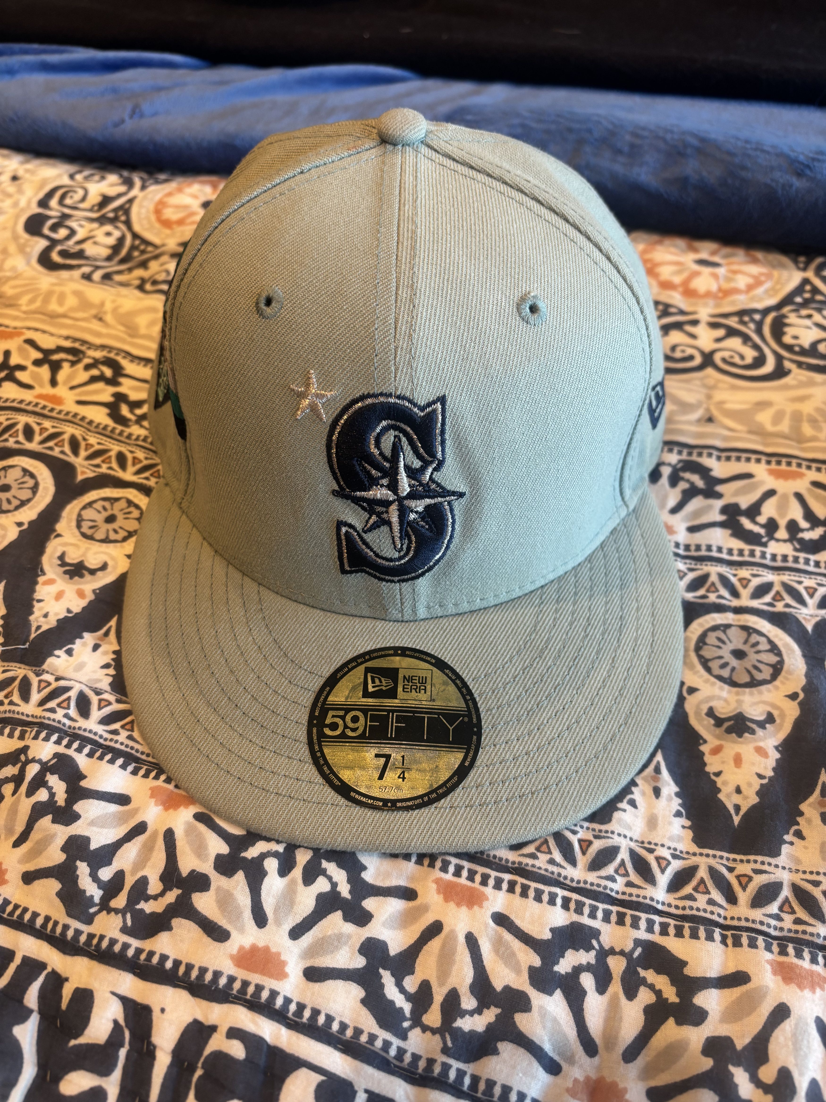 New Era 7 1/4 Seattle Mariners Fitted Cap Size ONE SIZE - 1 Thumbnail