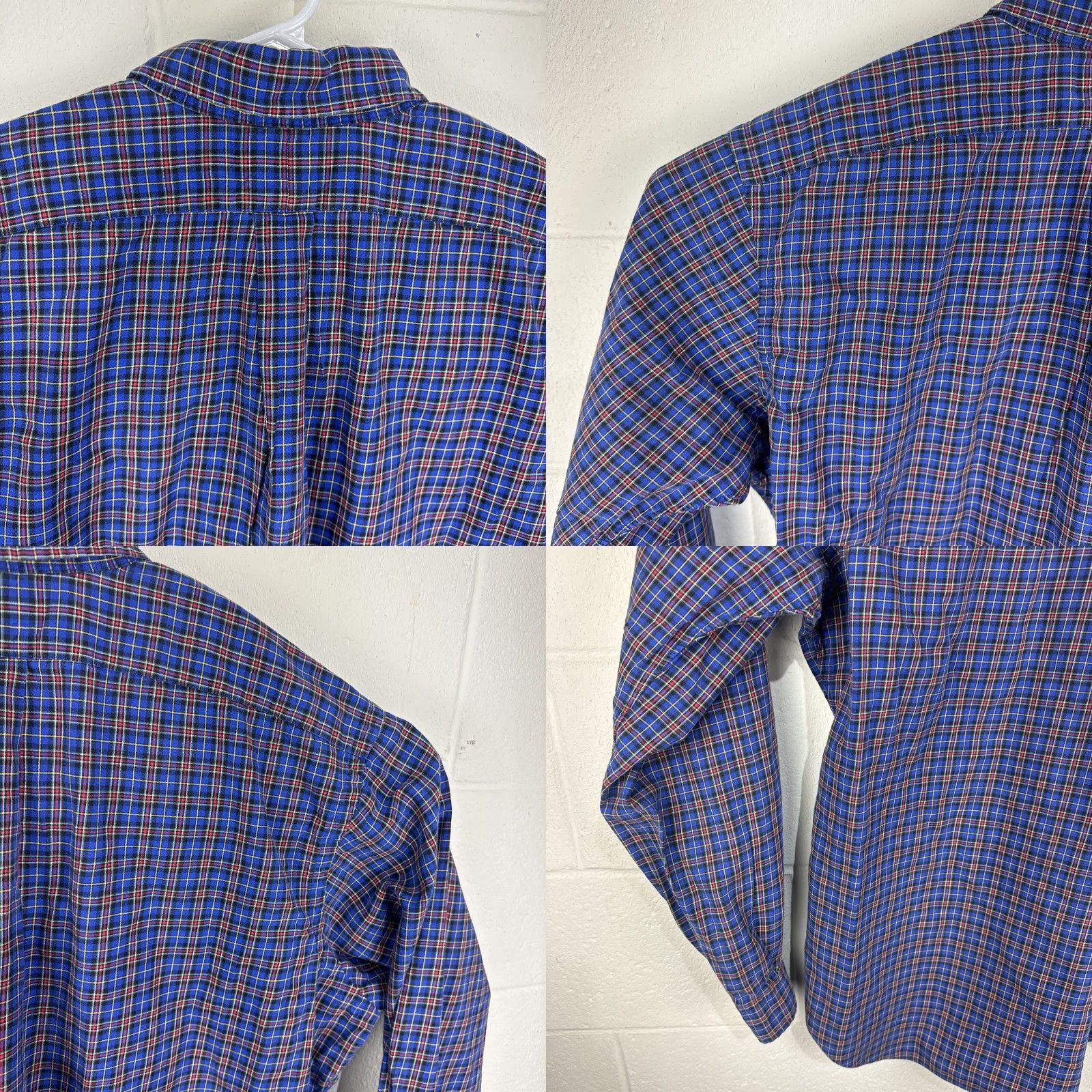 Polo Ralph Lauren VINTAGE Polo Ralph Lauren Mens Classic Fit Shirt XL Plaid Long Sleeve Button-Down Collar Logo Embroidered Size US XL / EU 56 / 4 - 9 Thumbnail