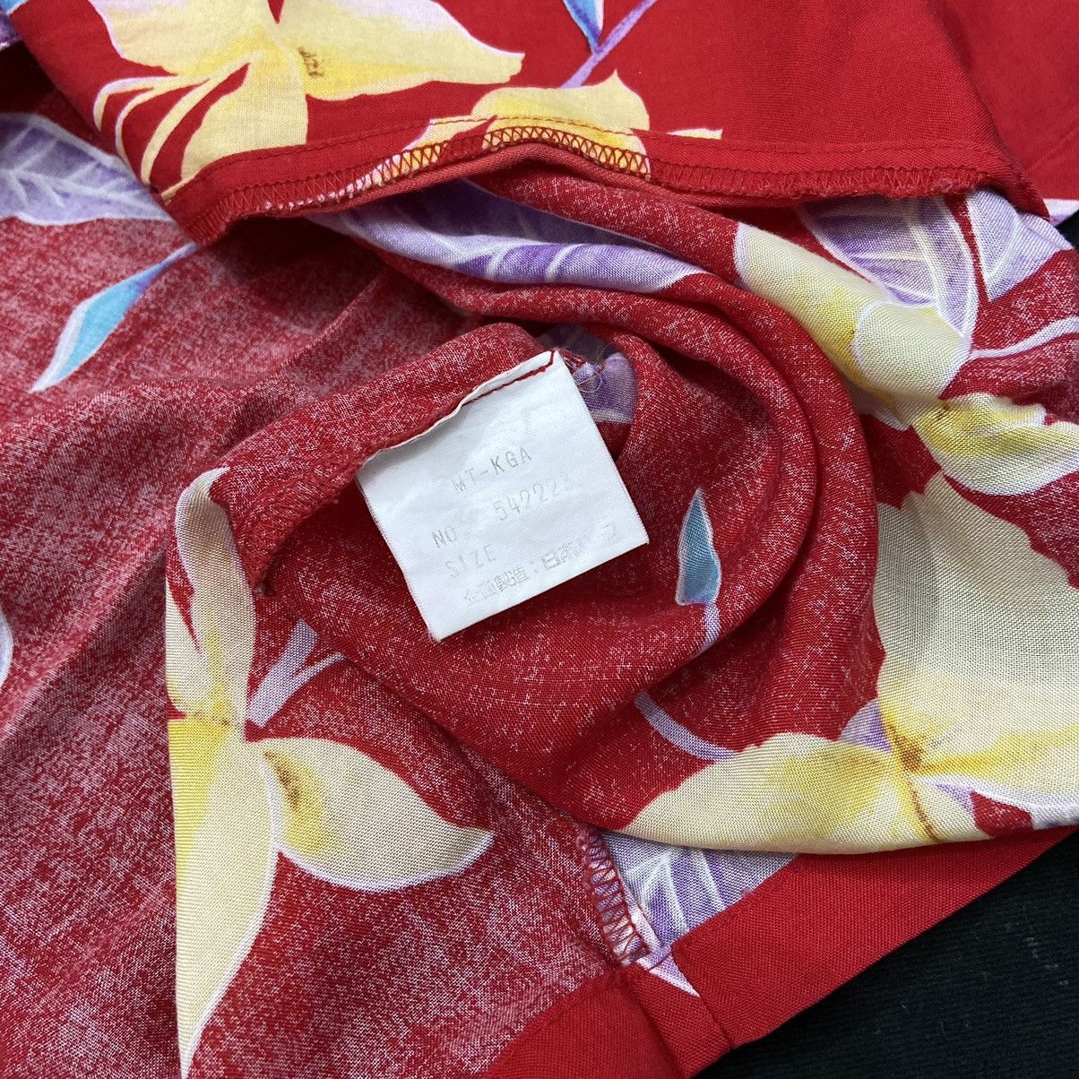 Japanese Brand × Sun Surf Half Open Collar Shirt Pattern Leaf Short Sleeve Red ⁣ Size US M / EU 48-50 / 2 - 4 Thumbnail