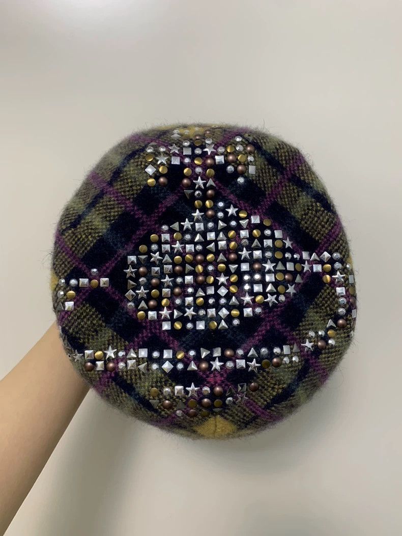 Vivienne Westwood Vivienne Westwood Riveted color matching berets Size ONE SIZE - 2 Thumbnail