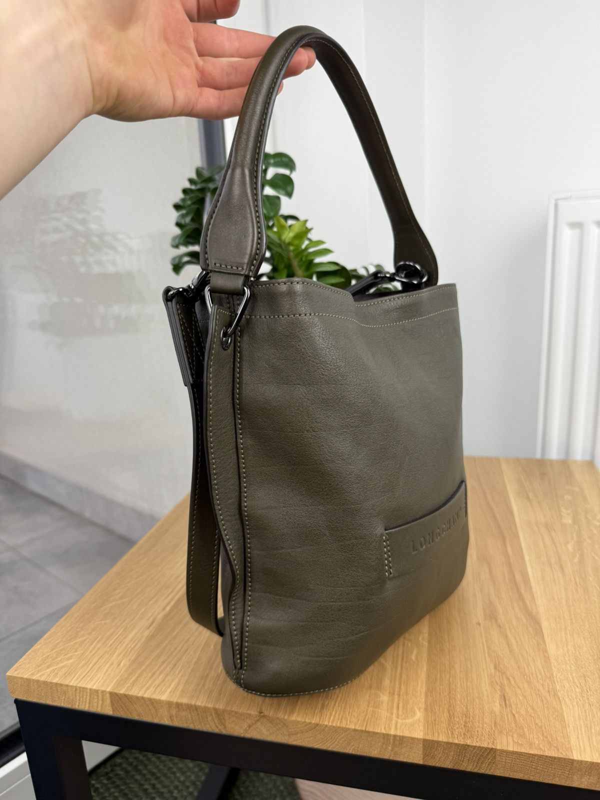 Longchamp Longchamp Shoulder Leather Bag Size ONE SIZE - 4 Thumbnail