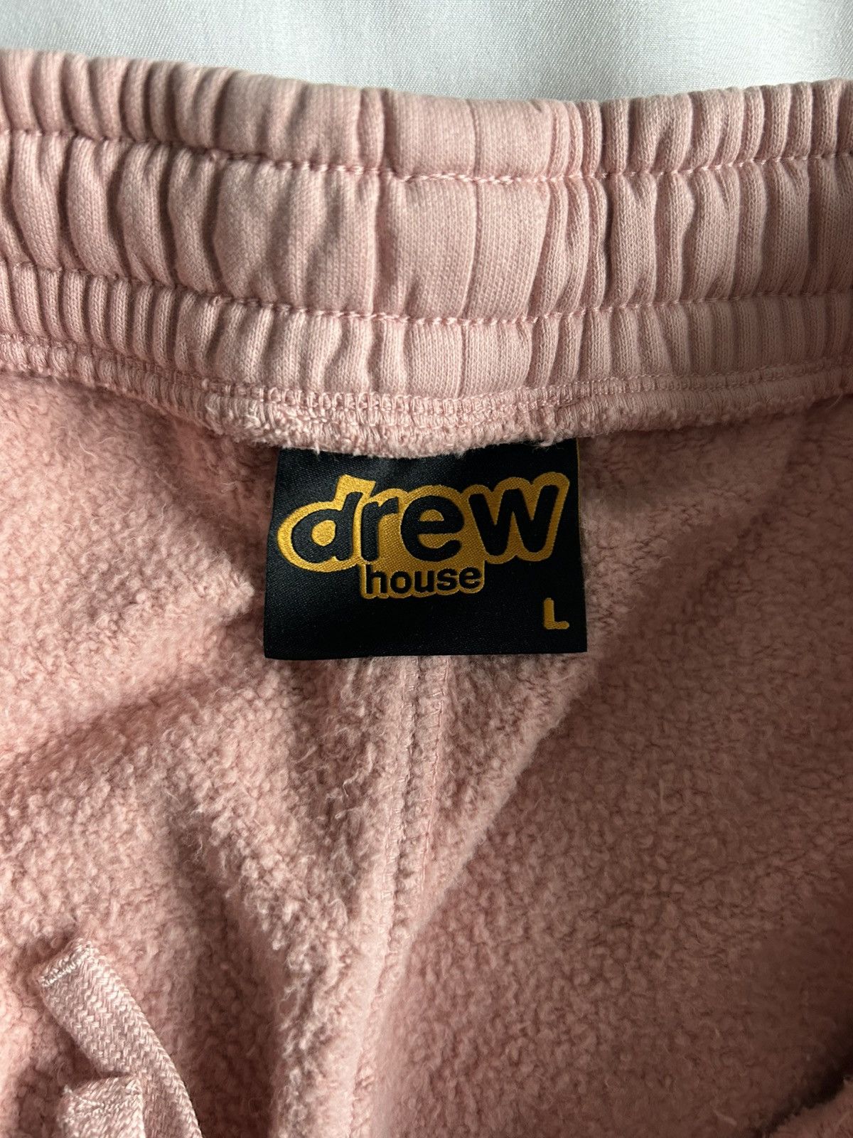 Drew House × Justin Bieber Drew House Secret Sweatshorts Dusty Rose Large Size US 33 - 5 Thumbnail