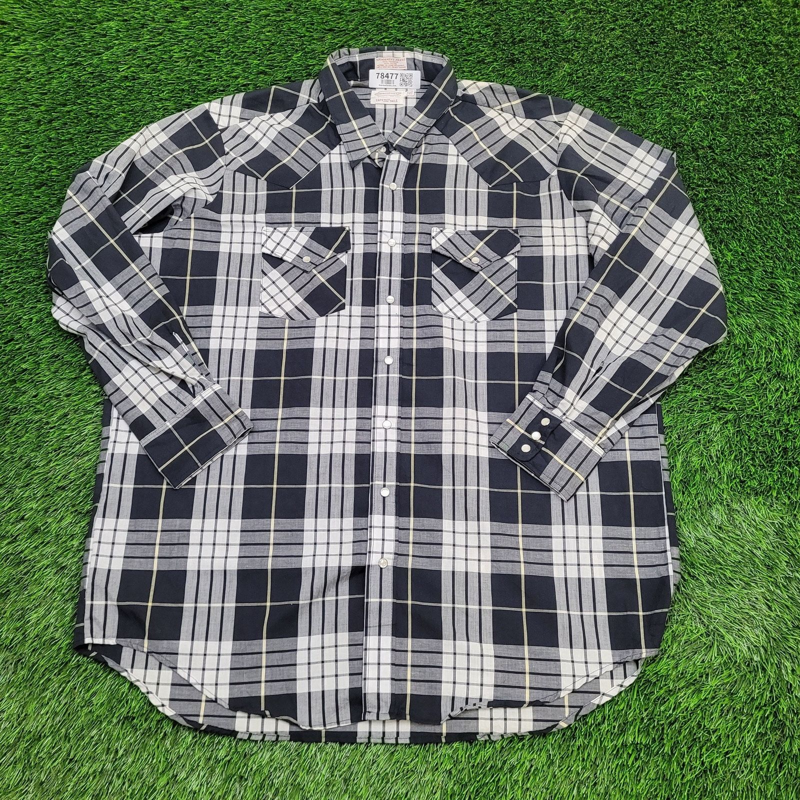 Winchester Vintage Winchester Plaid Snap Shirt 2XL/2XLT 18.5 28x35 USA Size US XXL / EU 58 / 5 - 1 Thumbnail