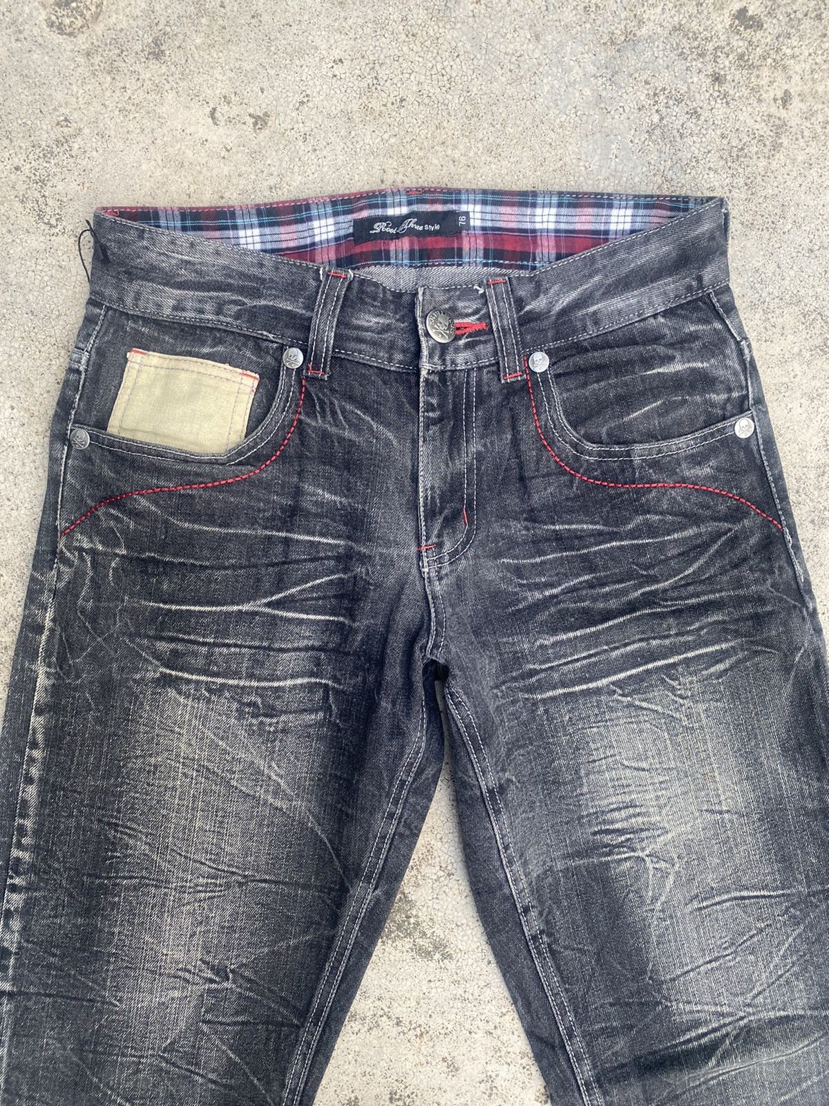 Japanese Brand Japanese Brand Root Three Clawmark British Flag Denim Size US 29 - 8 Thumbnail