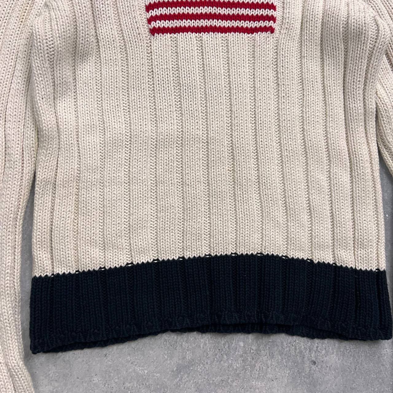Ralph Lauren Vintage 2000s Polo Jeans Co. Ralph Lauren USA Flag Sweater Size L / US 10 / IT 46 - 4 Thumbnail