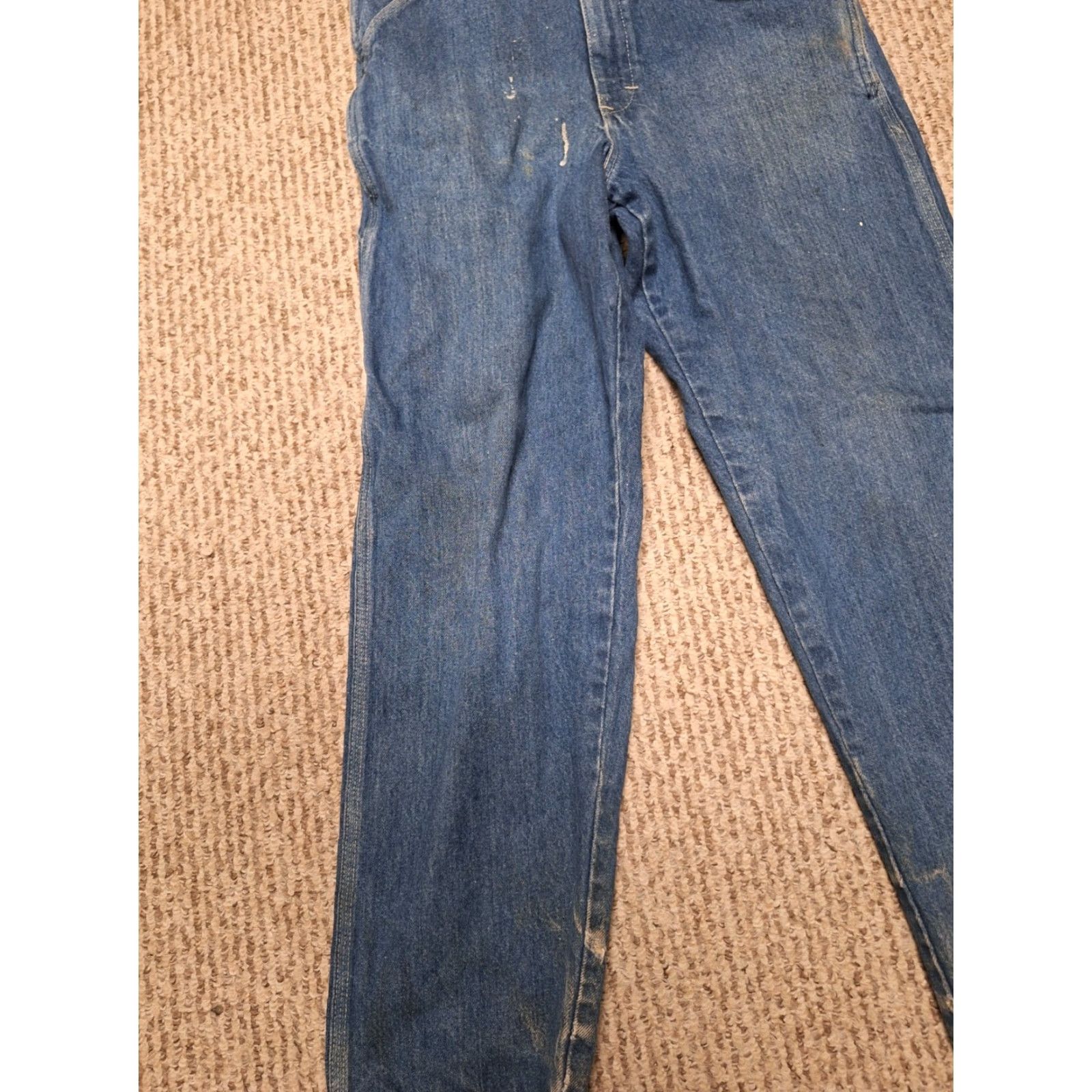 Vintage VINTAGE Pointer Brand Overalls Bibs Denim 32X30 Blue USA 90s Grunge Workwear Mens Size US 32 / EU 48 - 4 Thumbnail