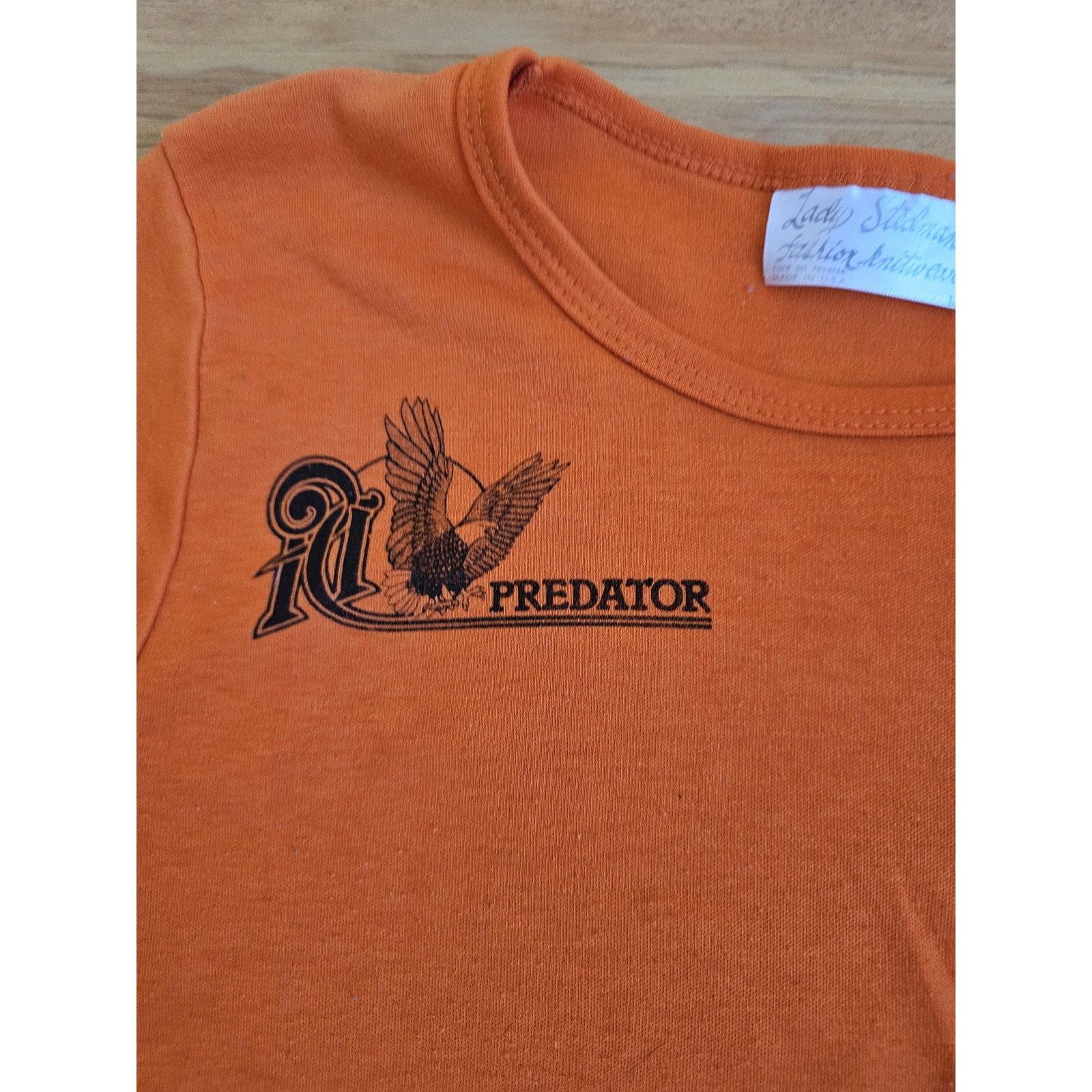 Other 80s Predator Eagle Double Sided Orange T-shirt Womens Sz L Size L / US 10 / IT 46 - 4 Thumbnail