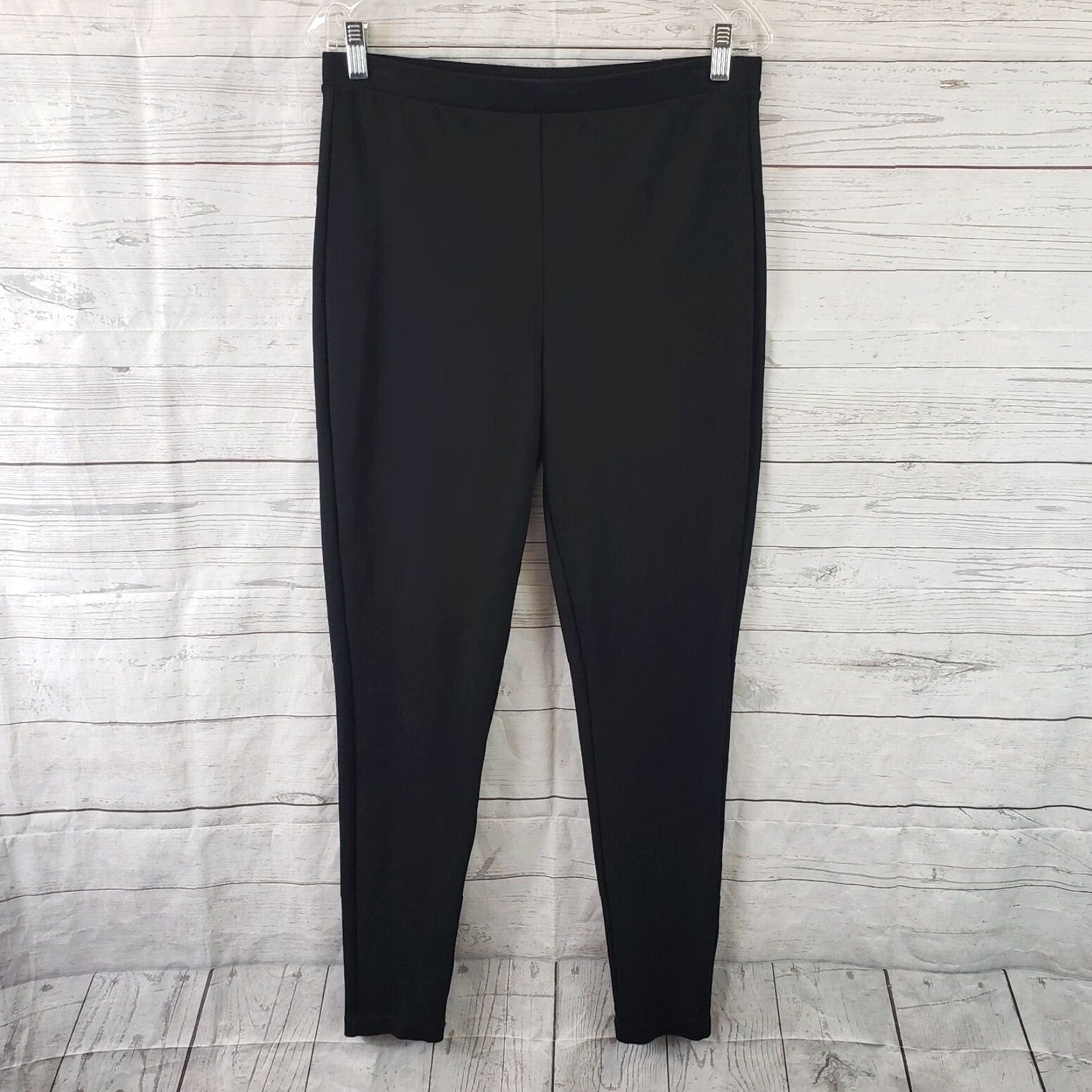 Vintage Chico's Fabulously Slimming Womens Skinny Pants Pull On High Rise Sz 8 Black Size 30" / US 8 / IT 44 - 2 Thumbnail